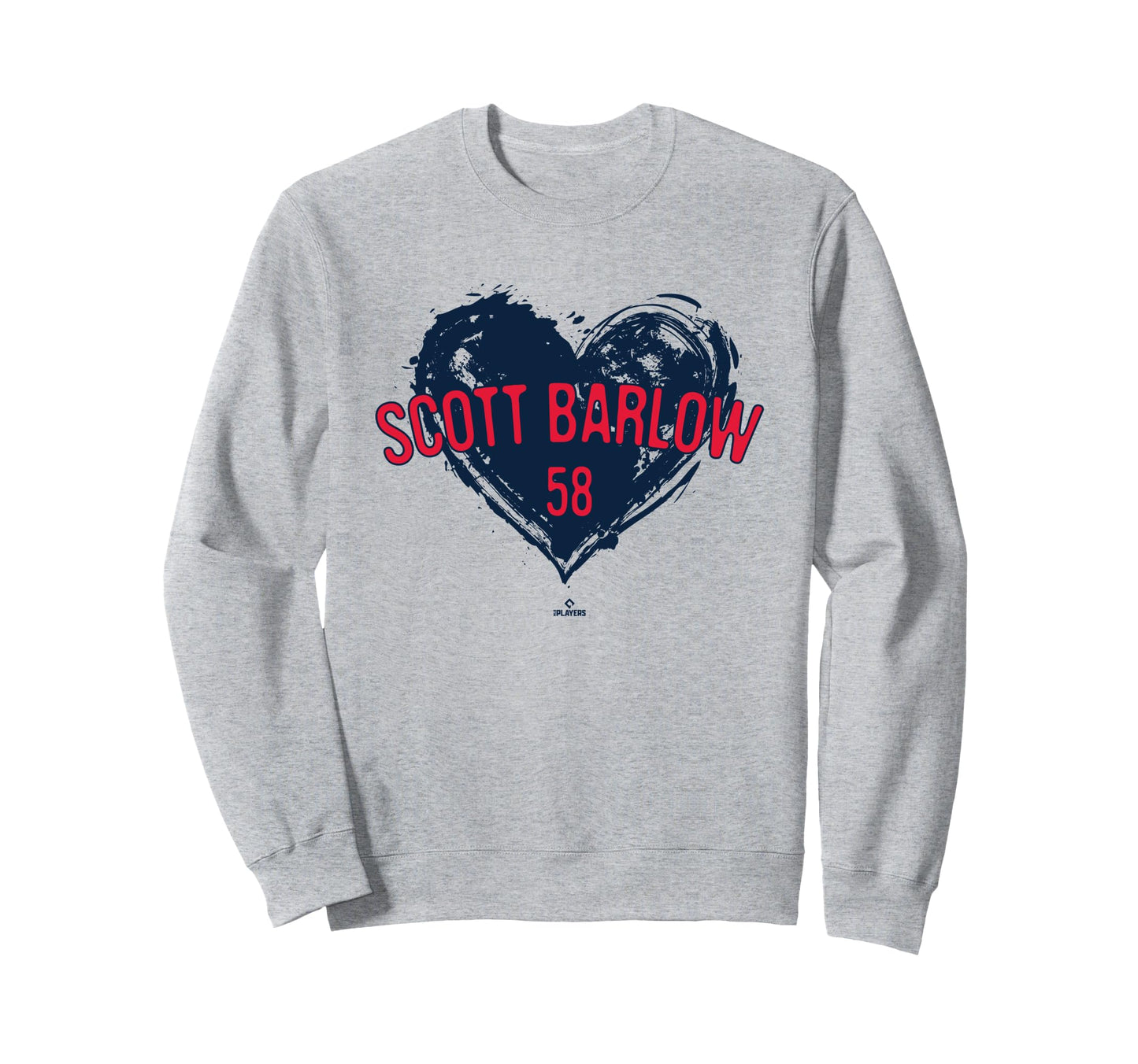 Distressed Heart Scott Barlow Sweatshirt - Graphic Print Men Women - T-Shirt, Sweatshirt, Hoodie