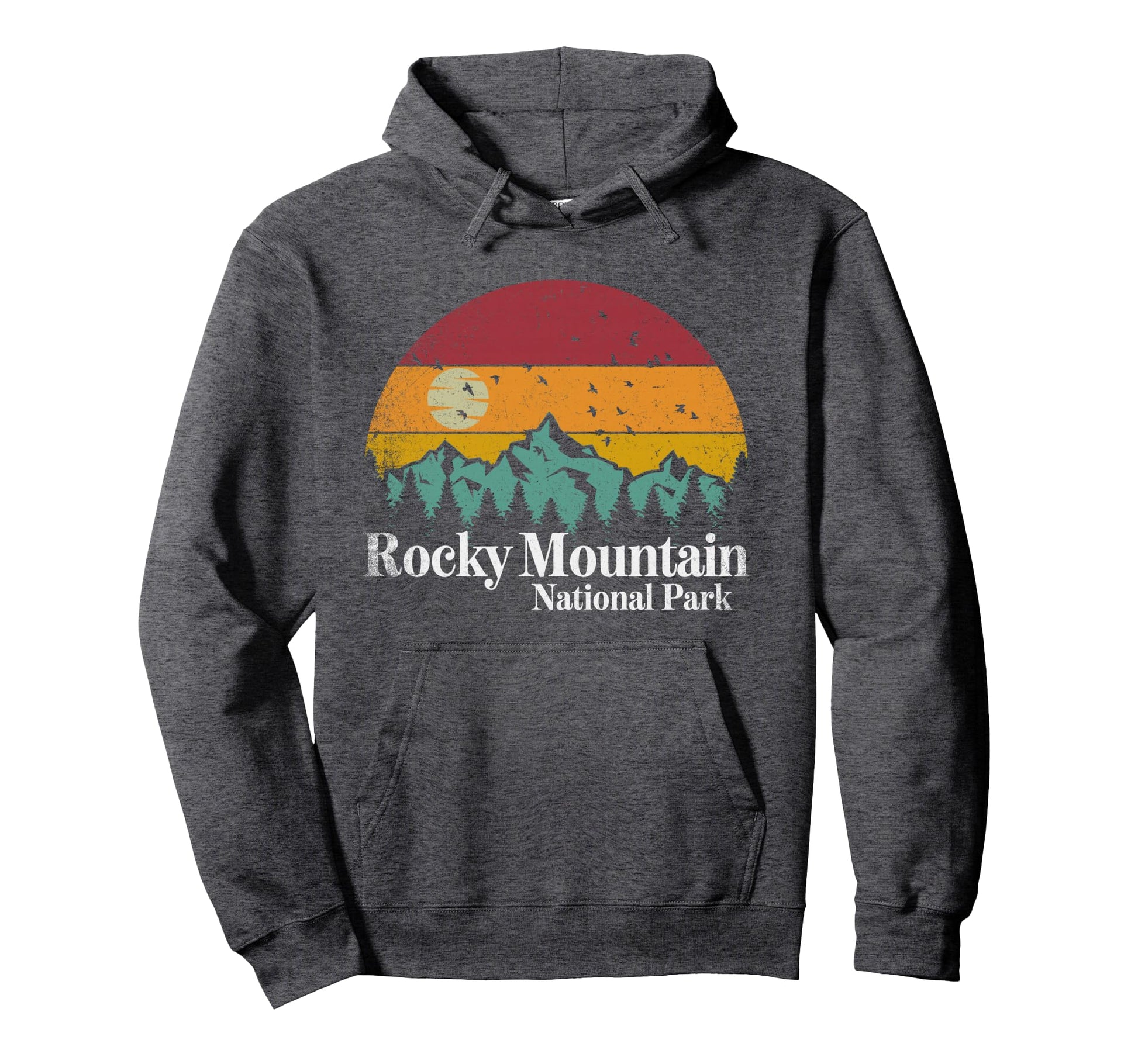 Rocky Mountain National Park Colorado Hoodie - Trendy Graphic for Adults - T-Shirt, Sweatshirt, Hoodie