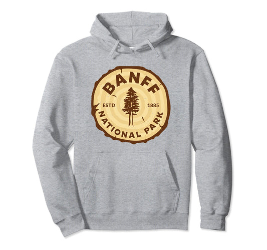 Banff Canadian National Park Souvenir Hoodie - Trendy Graphic Men Women - T-Shirt, Sweatshirt, Hoodie