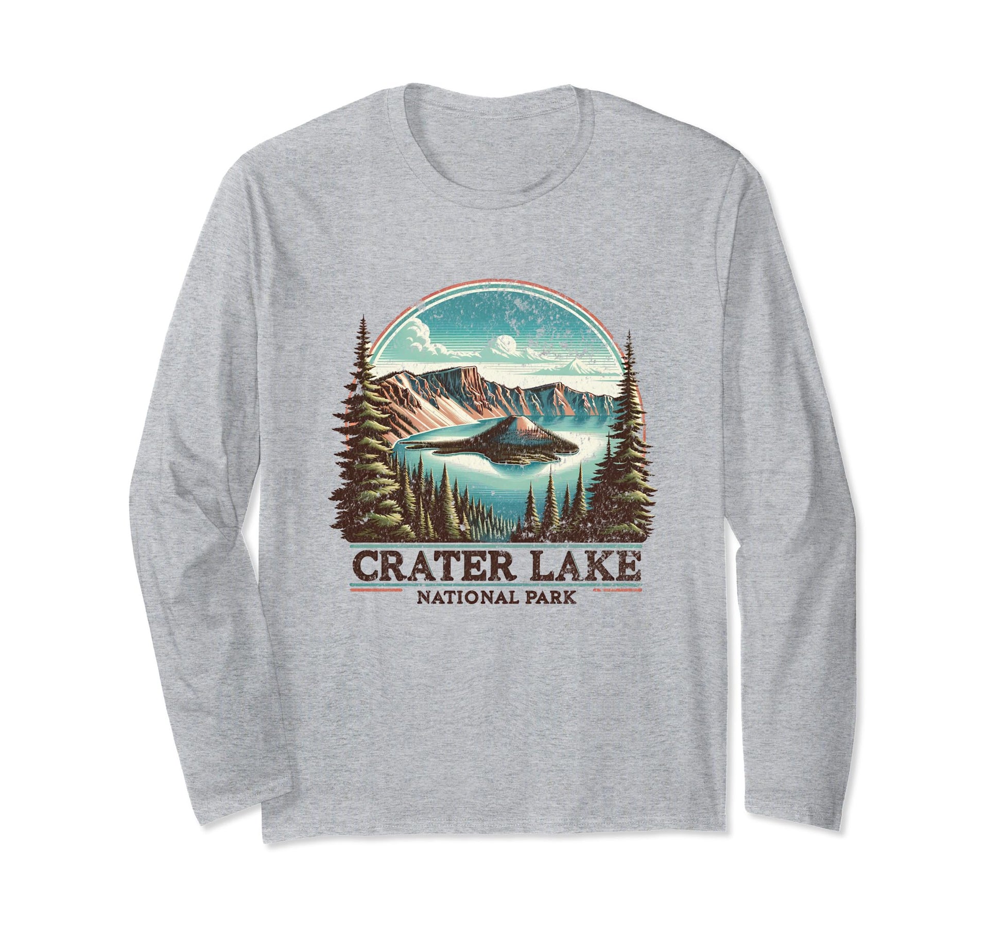 Crater Lake National Park Oregon Usa Hoodie - Novelty Apparel Unisex - T-Shirt, Sweatshirt, Hoodie