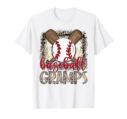 Baseball Gramps Leopard Proud Ball T-Shirt - Minimalist Print for Adults - T-Shirt, Sweatshirt, Hoodie