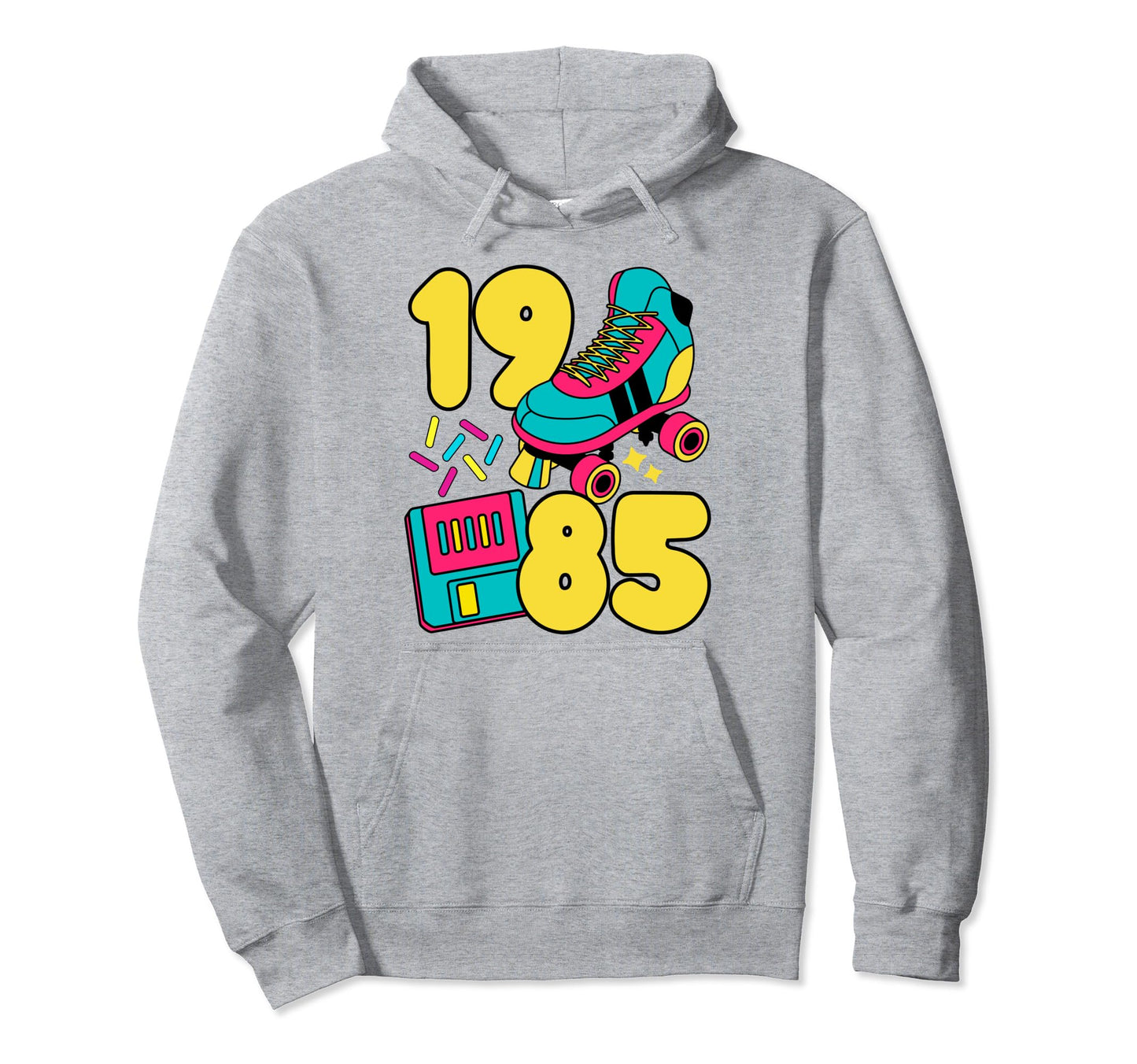 1985 Slow Tec 80S Candy Roller Rink Hoodie - Minimalist Print Men Women - T-Shirt, Sweatshirt, Hoodie