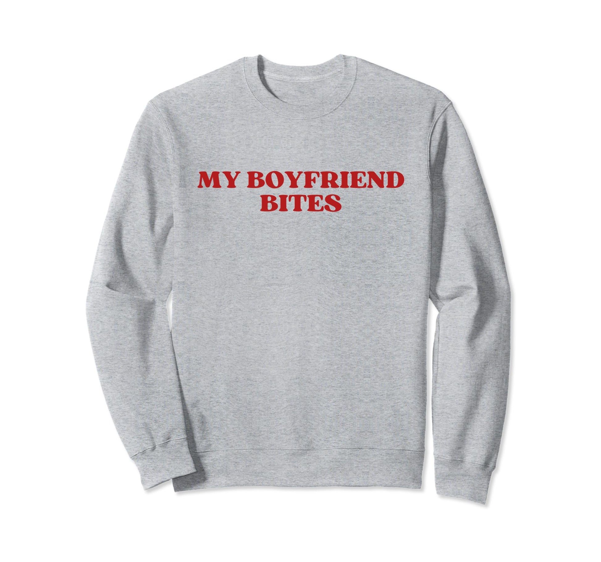 My Boyfriend Bites My Bf Bites Y2K Sweatshirt - Unique Graphic Unisex - T-Shirt, Sweatshirt, Hoodie