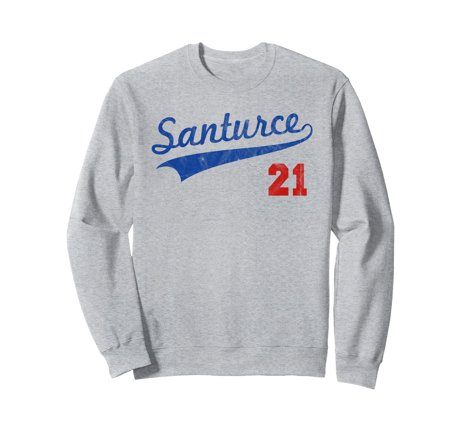 Distressed Santurce 21 Puerto Rico Sweatshirt - Minimalist Print Unisex - T-Shirt, Sweatshirt, Hoodie