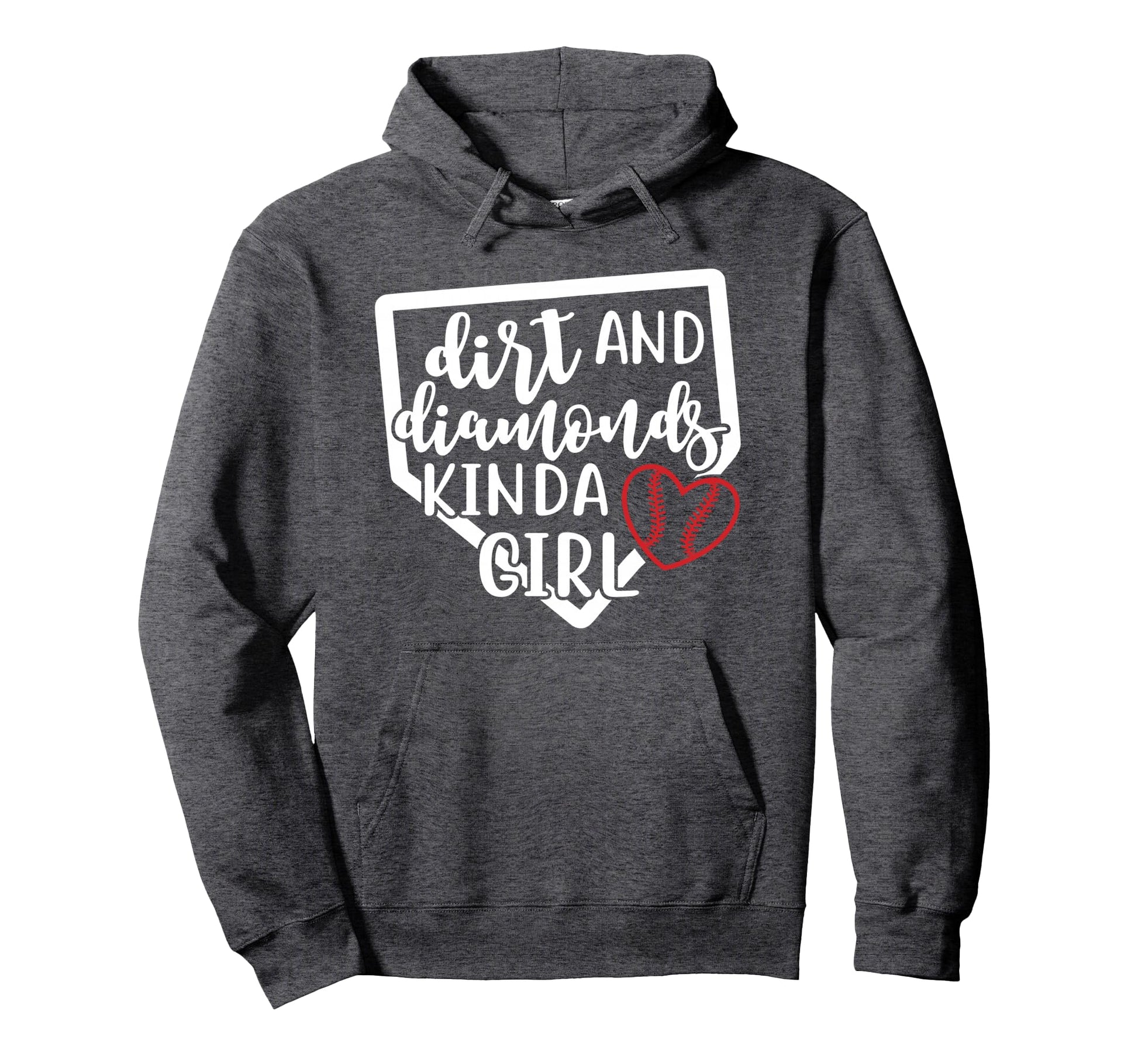 Dirt And Diamonds Kinda Softball Hoodie - Streetwear Style Men Women - T-Shirt, Sweatshirt, Hoodie