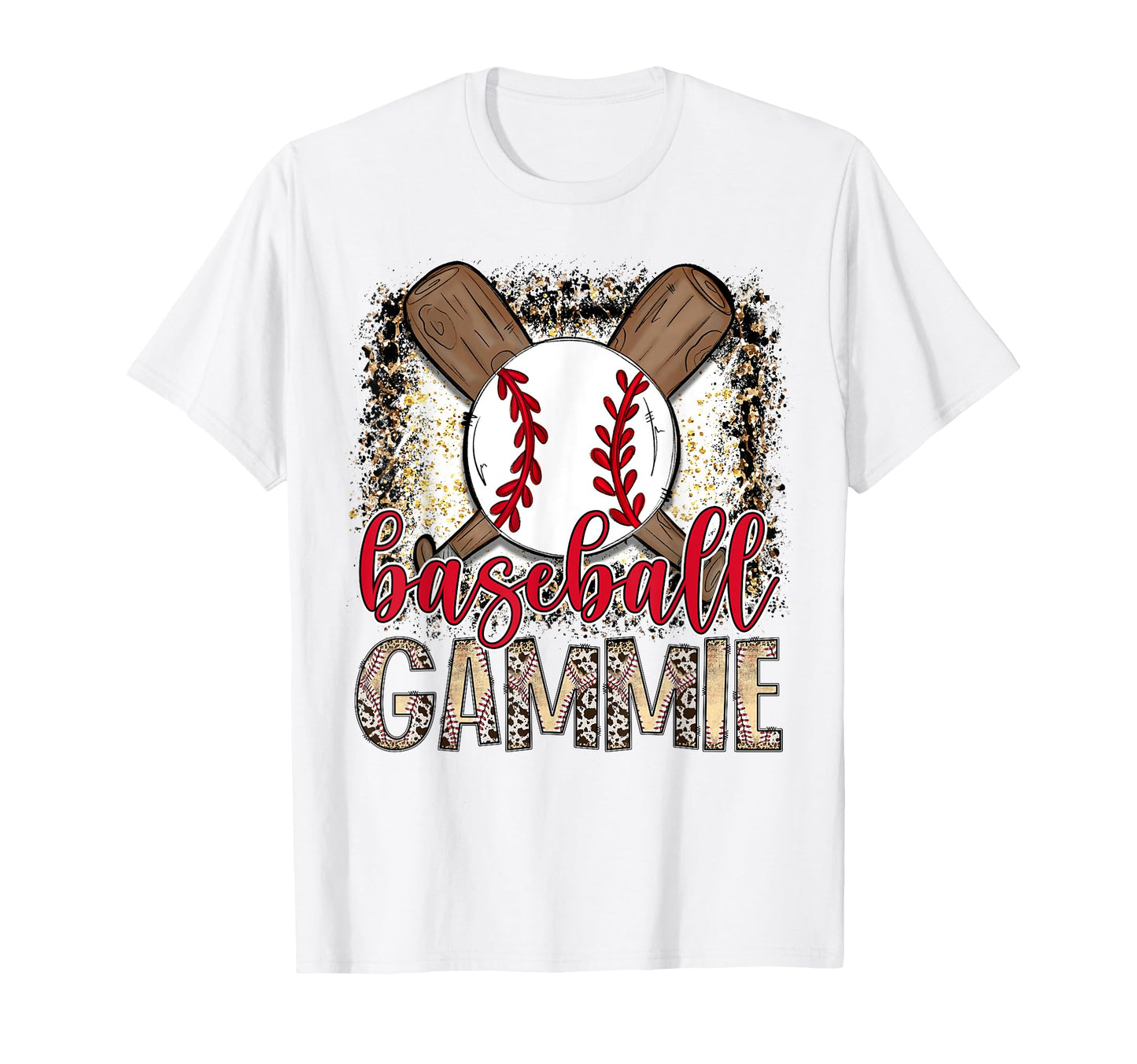 Baseball Gammie Leopard Proud Ball T-Shirt - Trendy Graphic Men Women - T-Shirt, Sweatshirt, Hoodie