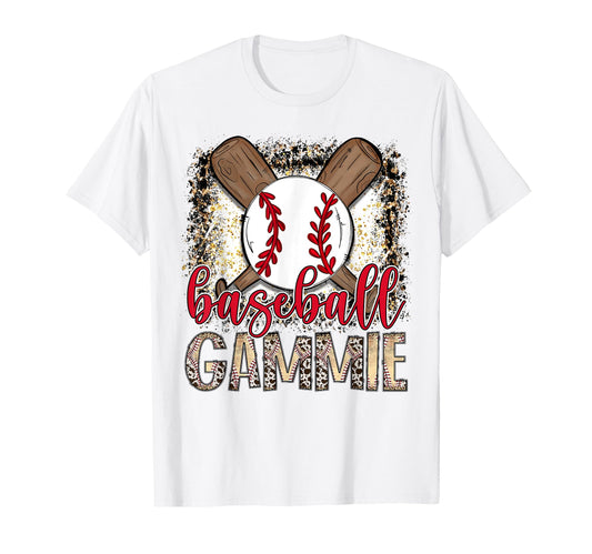 Baseball Gammie Leopard Proud Ball T-Shirt - Trendy Graphic Men Women - T-Shirt, Sweatshirt, Hoodie