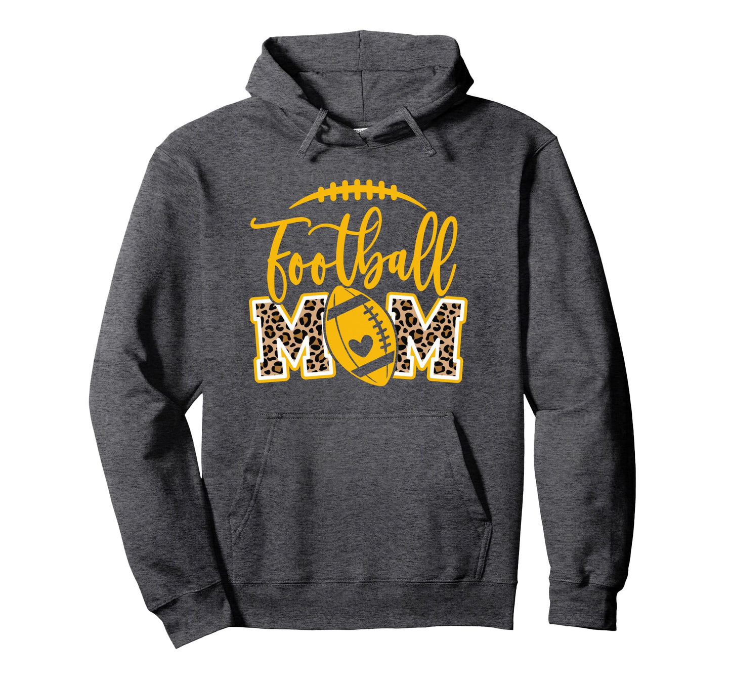 Game Day Leopard Black And Yellow High Hoodie - Graphic Print Men Women - T-Shirt, Sweatshirt, Hoodie