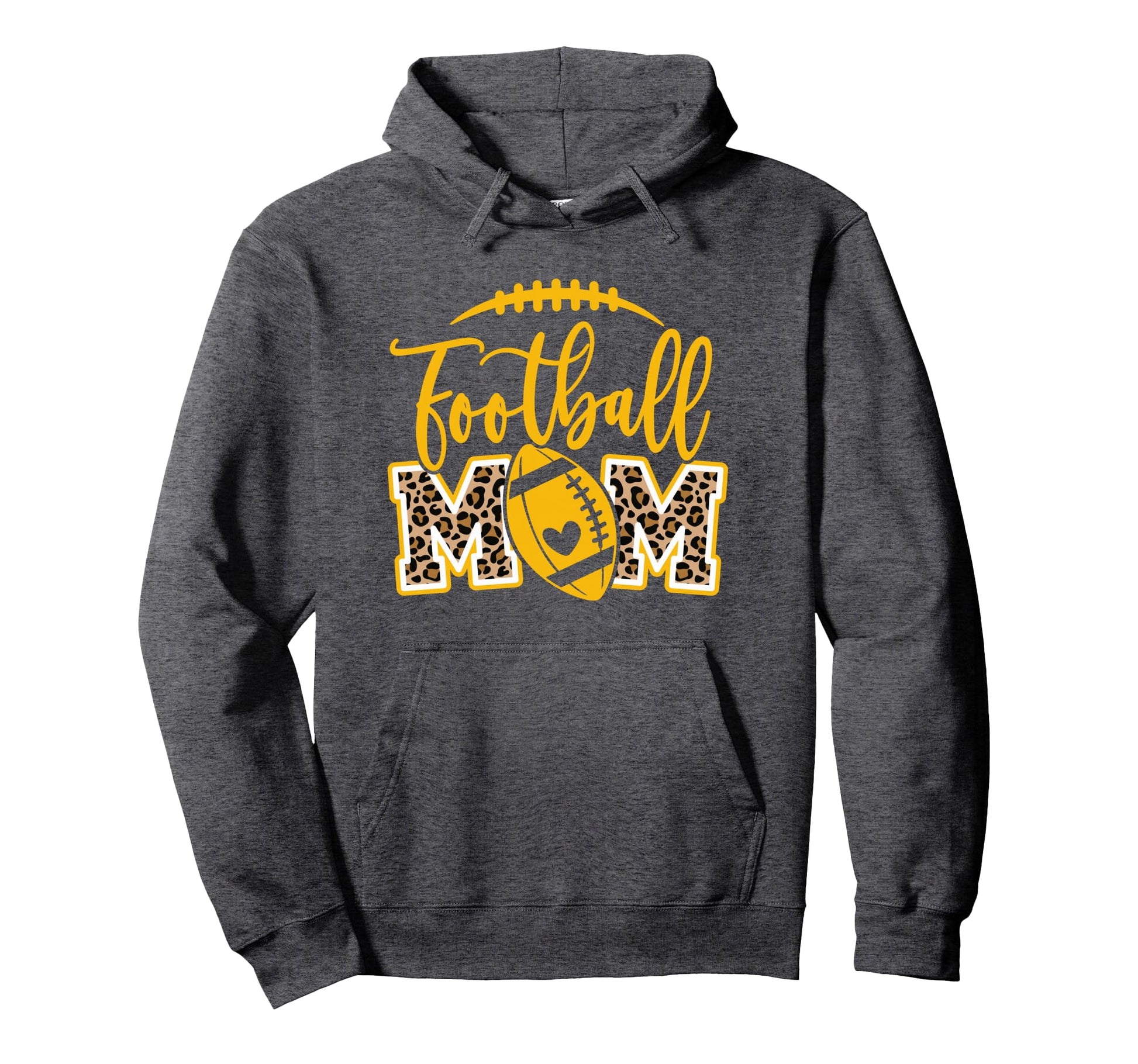 Game Day Leopard Black And Yellow High Hoodie - Graphic Print Men Women - T-Shirt, Sweatshirt, Hoodie
