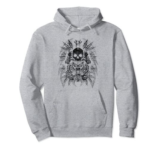 Aesthetic Y2K Fairy Wings Skeleton Hoodie - Aesthetic Graphic for Adults - T-Shirt, Sweatshirt, Hoodie