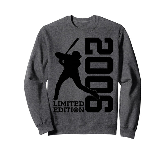 20Th Birthday Baseball 2006 Sweatshirt - Streetwear Style for Adults - T-Shirt, Sweatshirt, Hoodie
