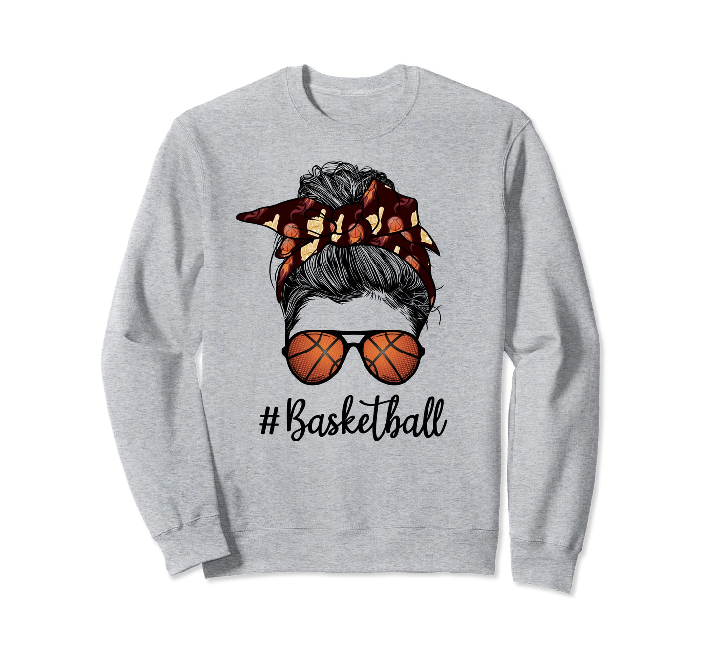 Bleached Life Basketball Mom Leopard Sweatshirt - Custom Art Print Unisex - T-Shirt, Sweatshirt, Hoodie
