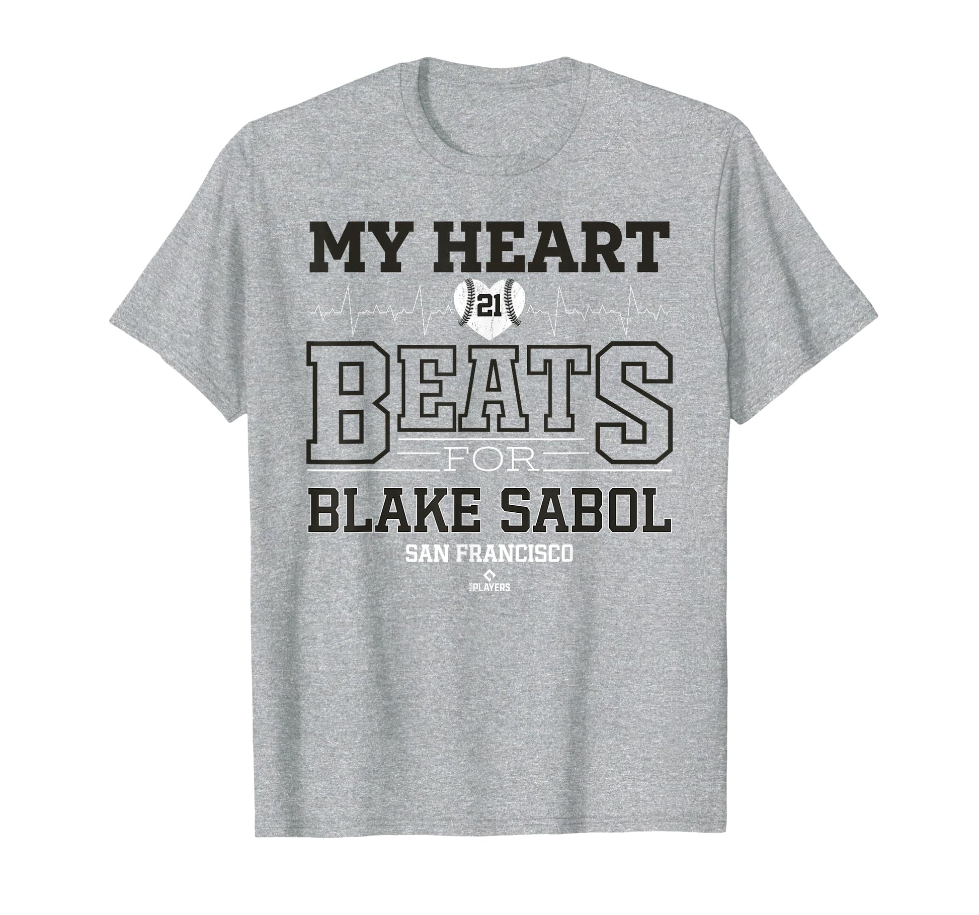 My Heart Beats Blake Sabol San Francisco T-Shirt - Trendy Graphic Unisex - T-Shirt, Sweatshirt, Hoodie