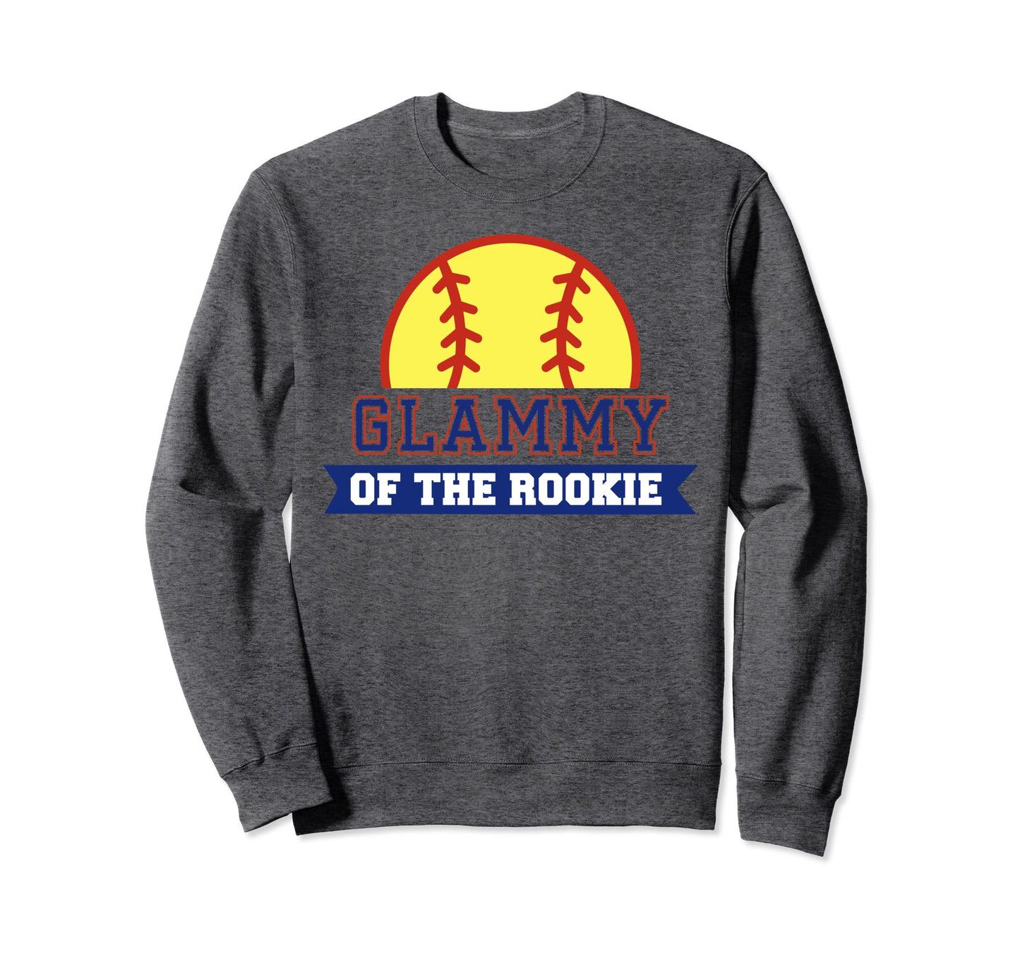 Glammy Rookie 1St Birthday Softball Sweatshirt - Fun Novelty Design Unisex - T-Shirt, Sweatshirt, Hoodie