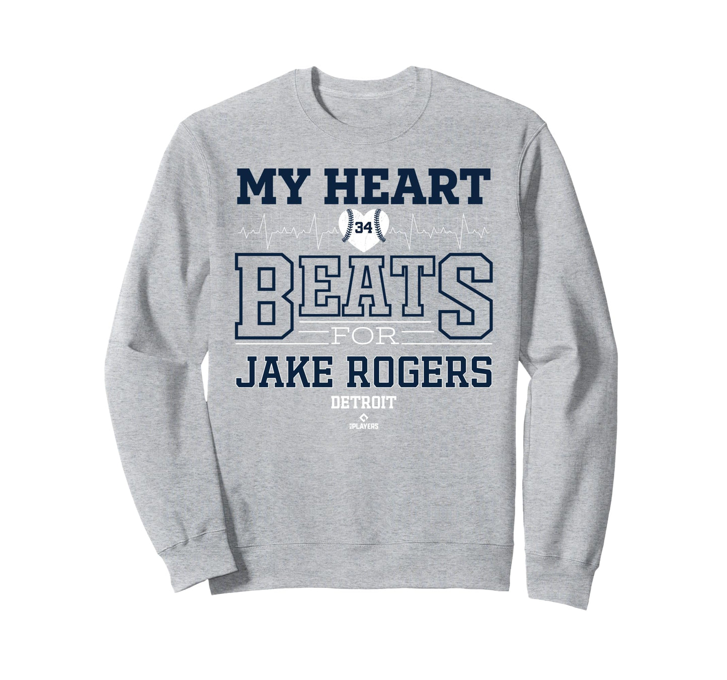 My Heart Beats Jake Rogers Sweatshirt - Casual Everyday Wear Unisex - T-Shirt, Sweatshirt, Hoodie