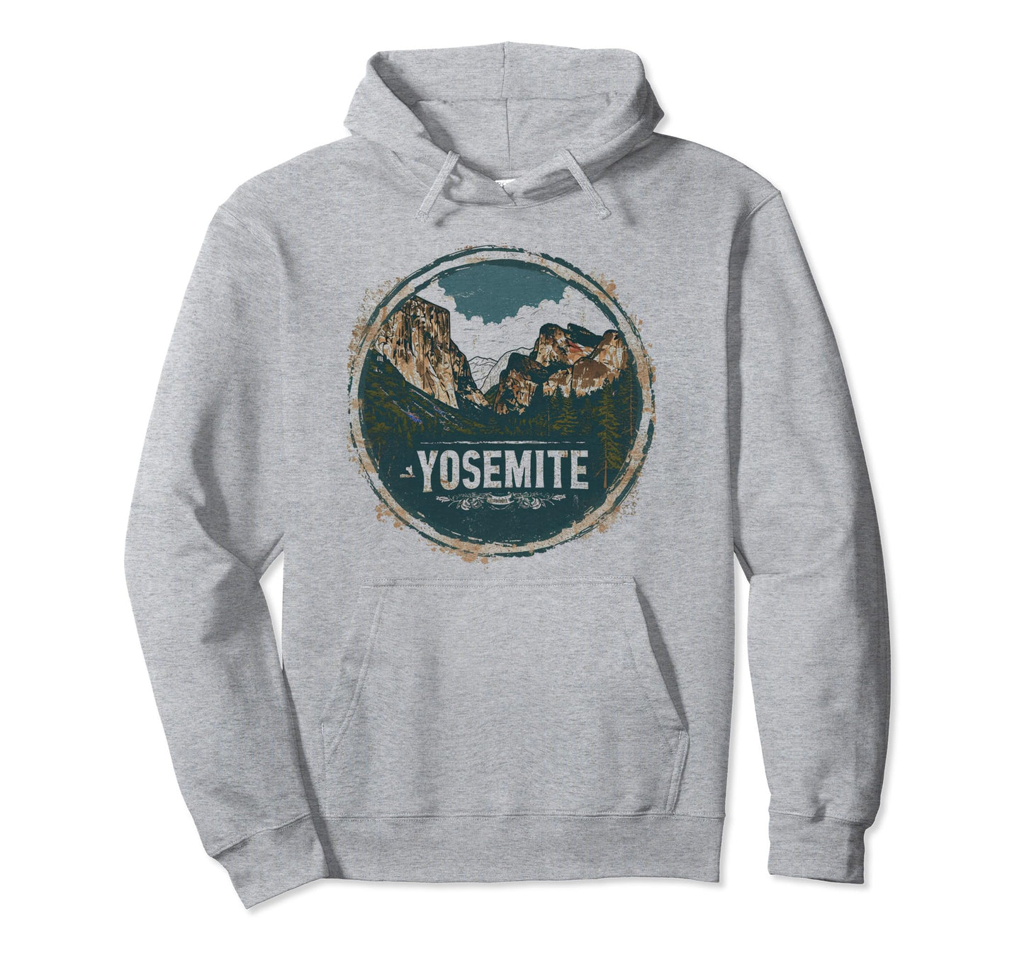 Yosemite Us National Park Hoodie - Novelty Apparel Unisex - T-Shirt, Sweatshirt, Hoodie