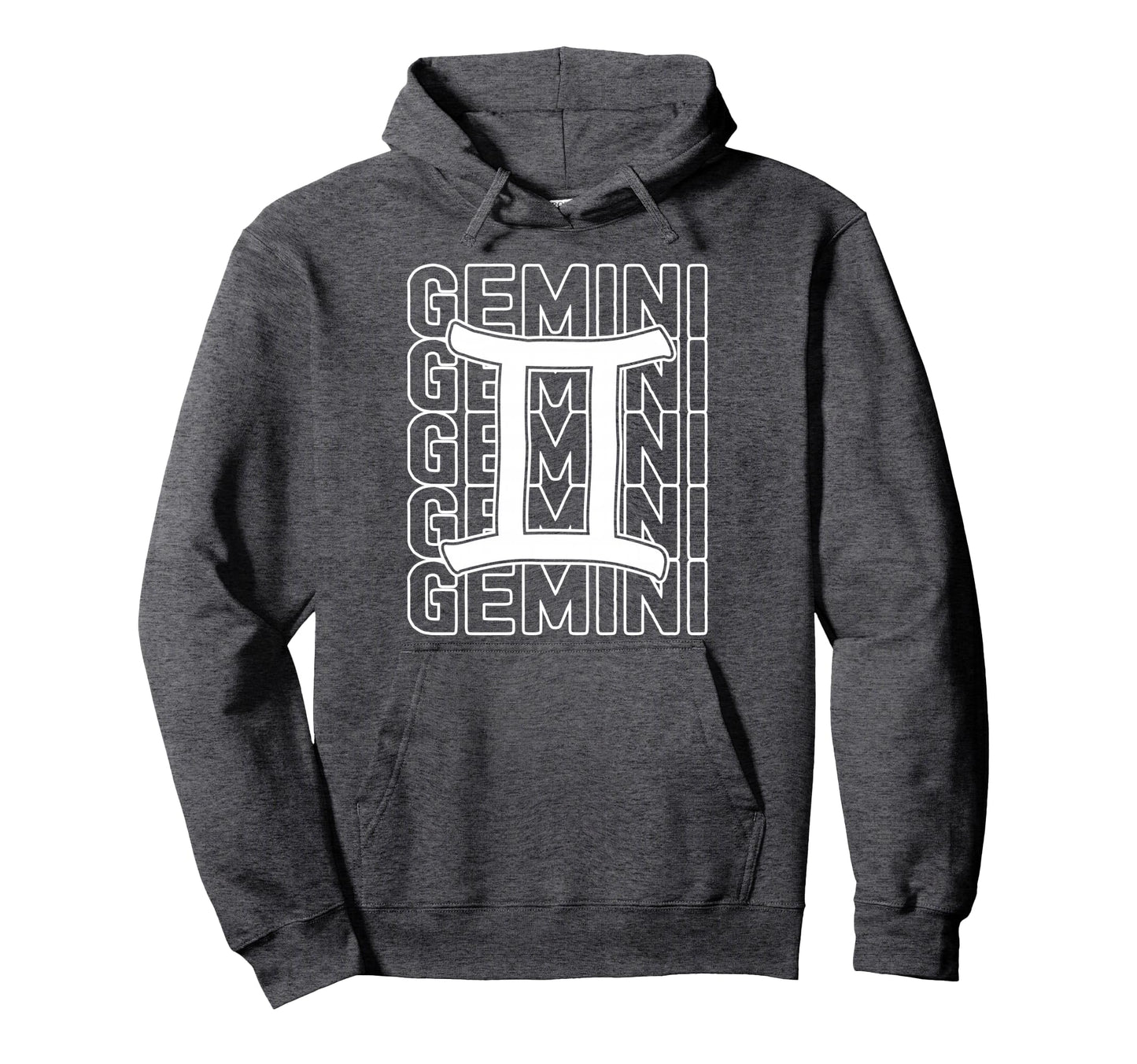 Gemini Zodiac Sign Typography Astrology Hoodie - Streetwear Style Unisex - T-Shirt, Sweatshirt, Hoodie