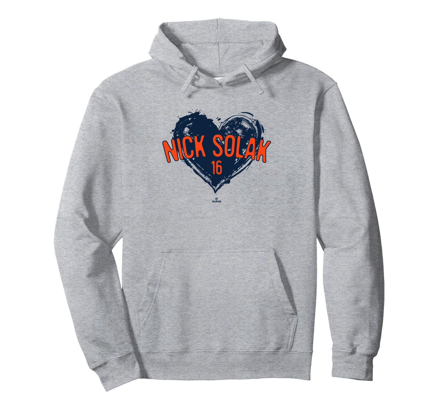 Distressed Heart Nick Solak Hoodie - Casual Everyday Wear Men Women - T-Shirt, Sweatshirt, Hoodie