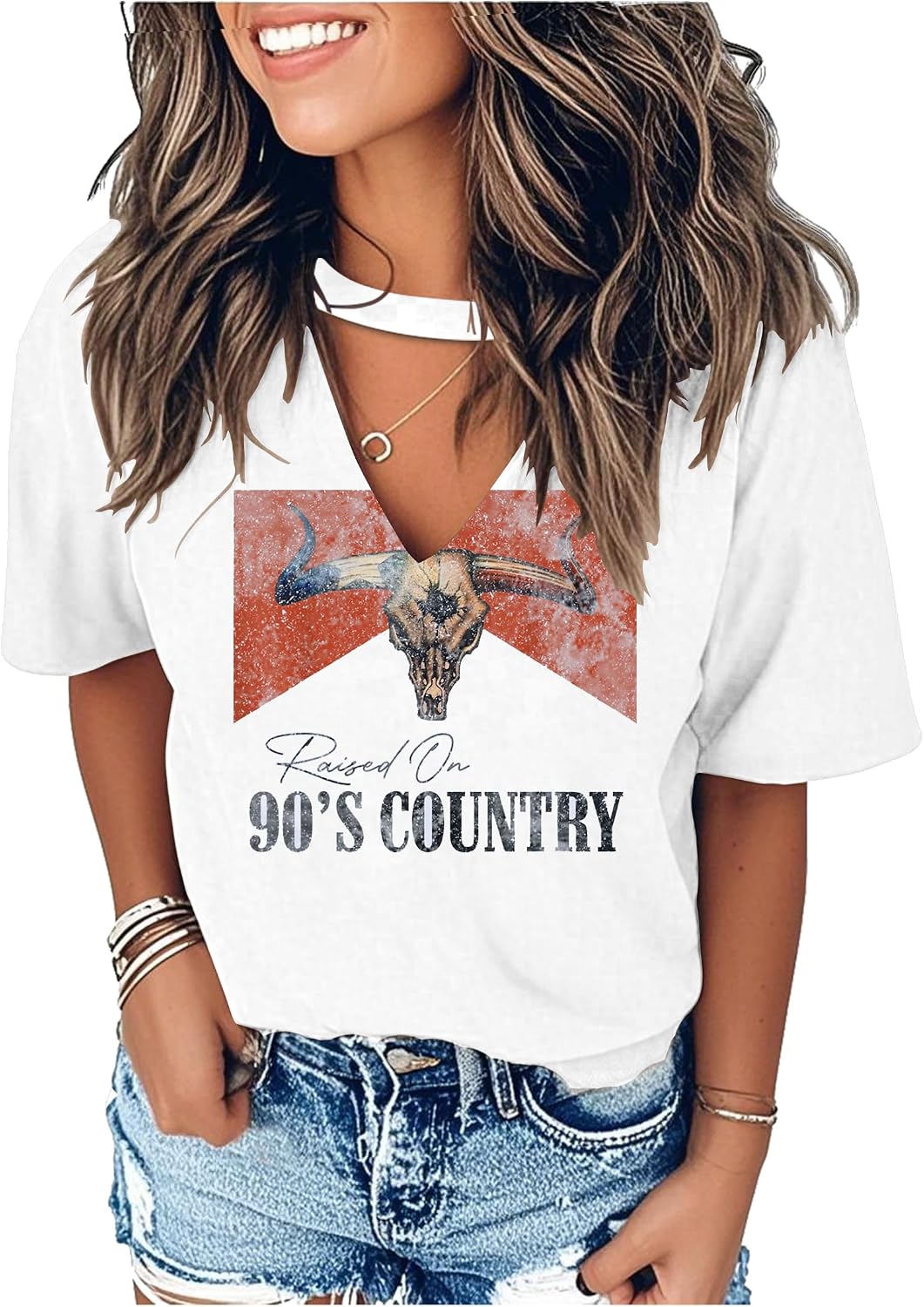 Graphic for Women Western Outfits Cowgirl Rodeo - Adult & Kids T-Shirts, Sweatshirts & Hoodies apparel design preview 1