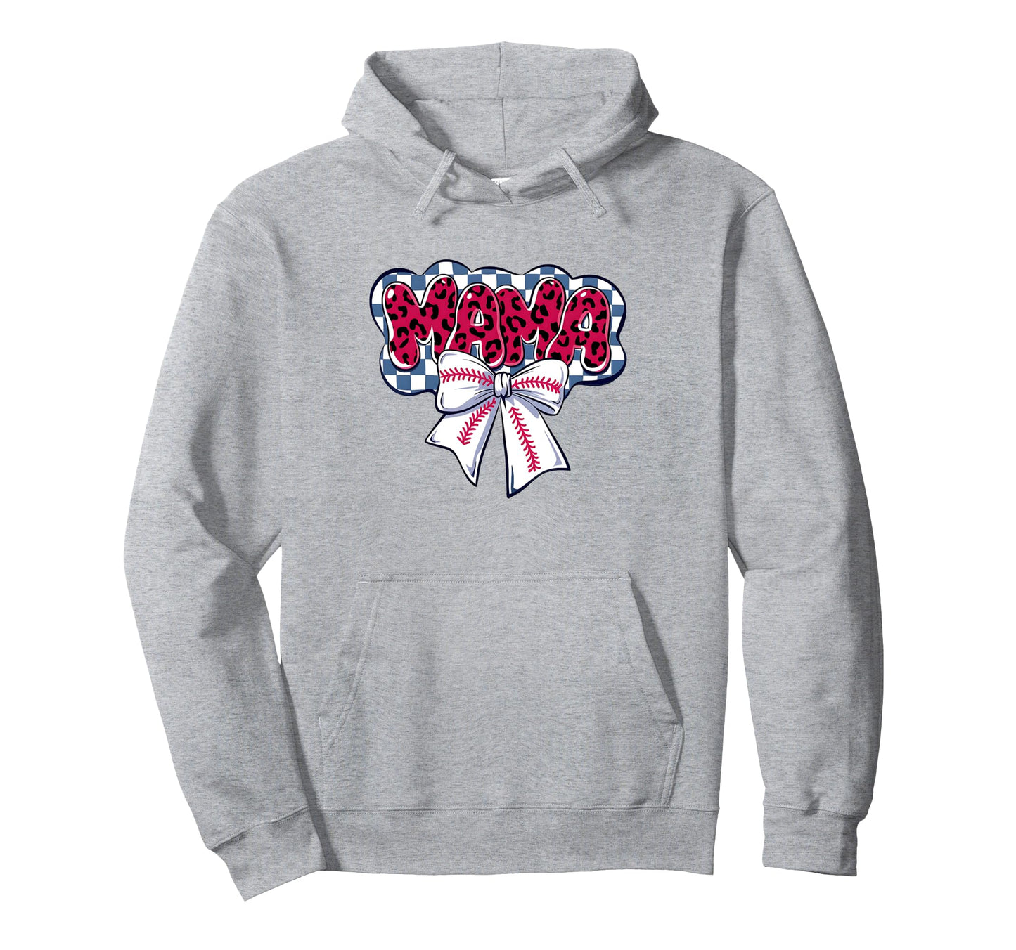 Coquette American Baseball Mom Hoodie - Casual Everyday Wear for Adults - T-Shirt, Sweatshirt, Hoodie
