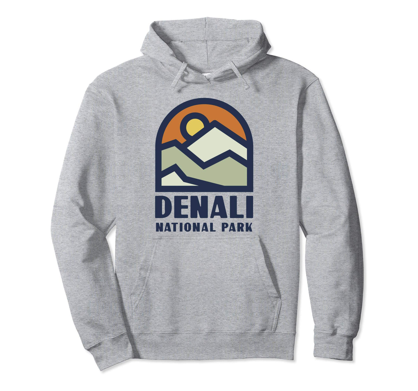 Family Vacation Gift Denali National Hoodie - Custom Art Print Men Women - T-Shirt, Sweatshirt, Hoodie