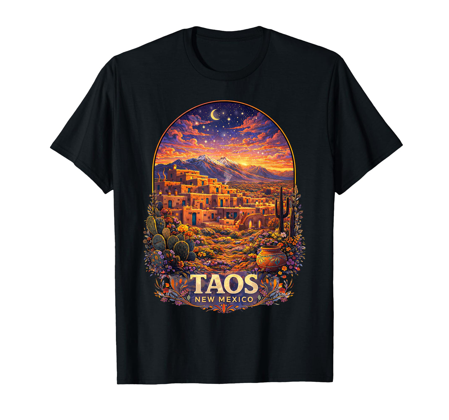 Taos New Mexico Southwest Desert T-Shirt - Novelty Apparel Men Women - T-Shirt, Sweatshirt, Hoodie