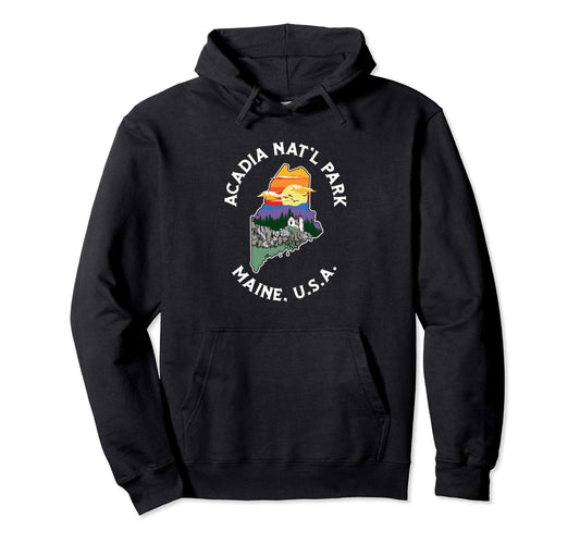Acadia National Park Maine Nature Hoodie - Casual Everyday Wear for Adults - T-Shirt, Sweatshirt, Hoodie