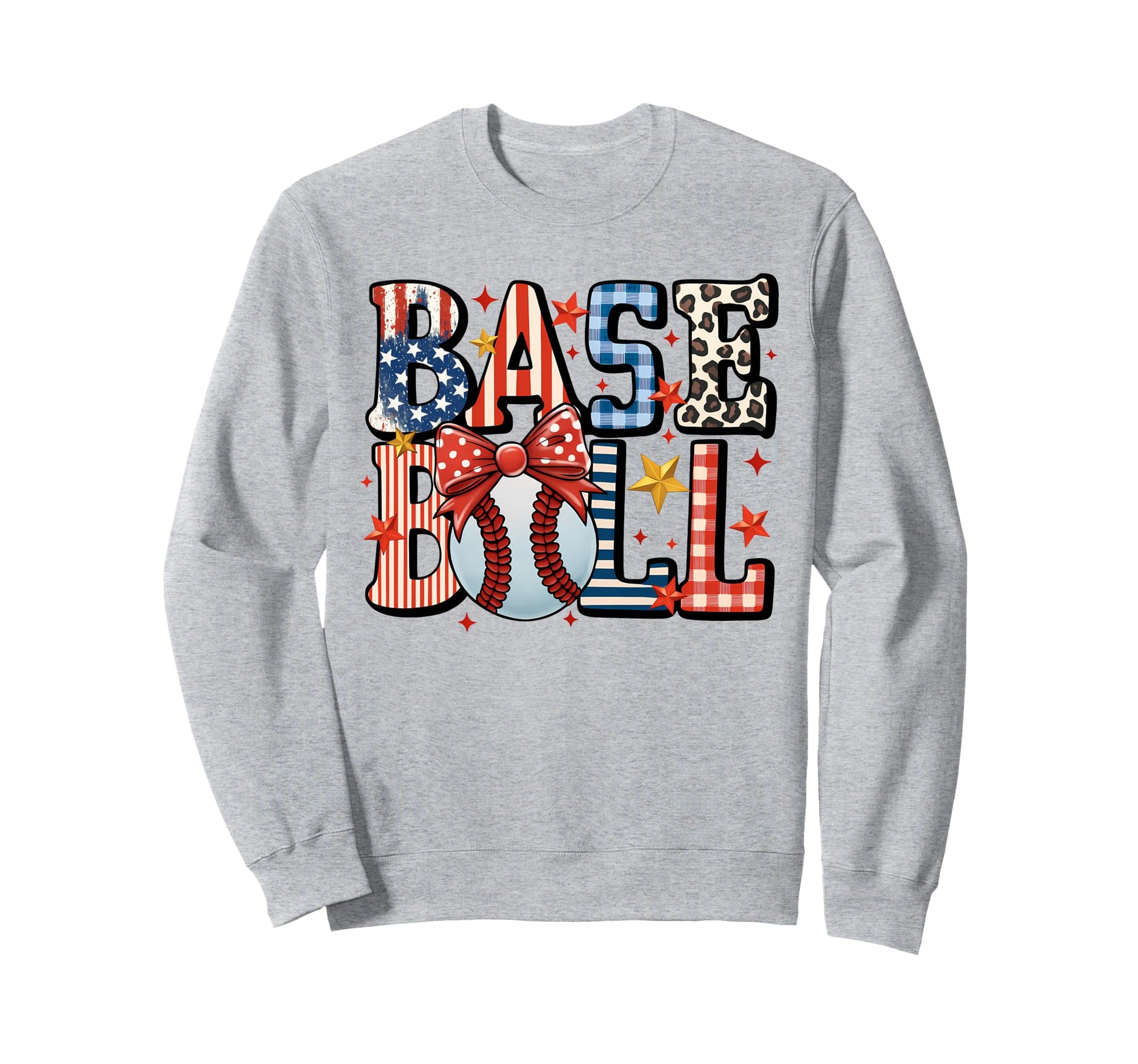 Usa American Flag Coquette Sweatshirt - Casual Everyday Wear for Adults - T-Shirt, Sweatshirt, Hoodie