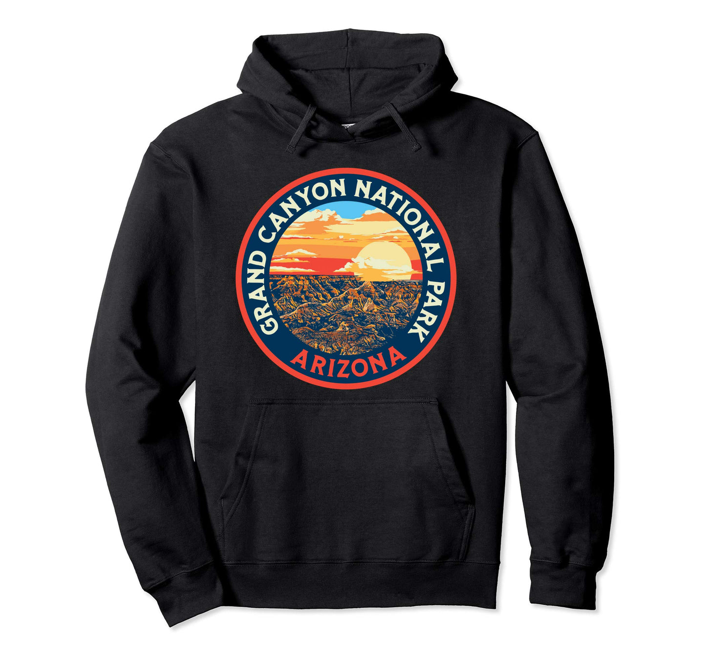 Grand Canyon National Park 80S Hoodie - Streetwear Style Unisex - T-Shirt, Sweatshirt, Hoodie