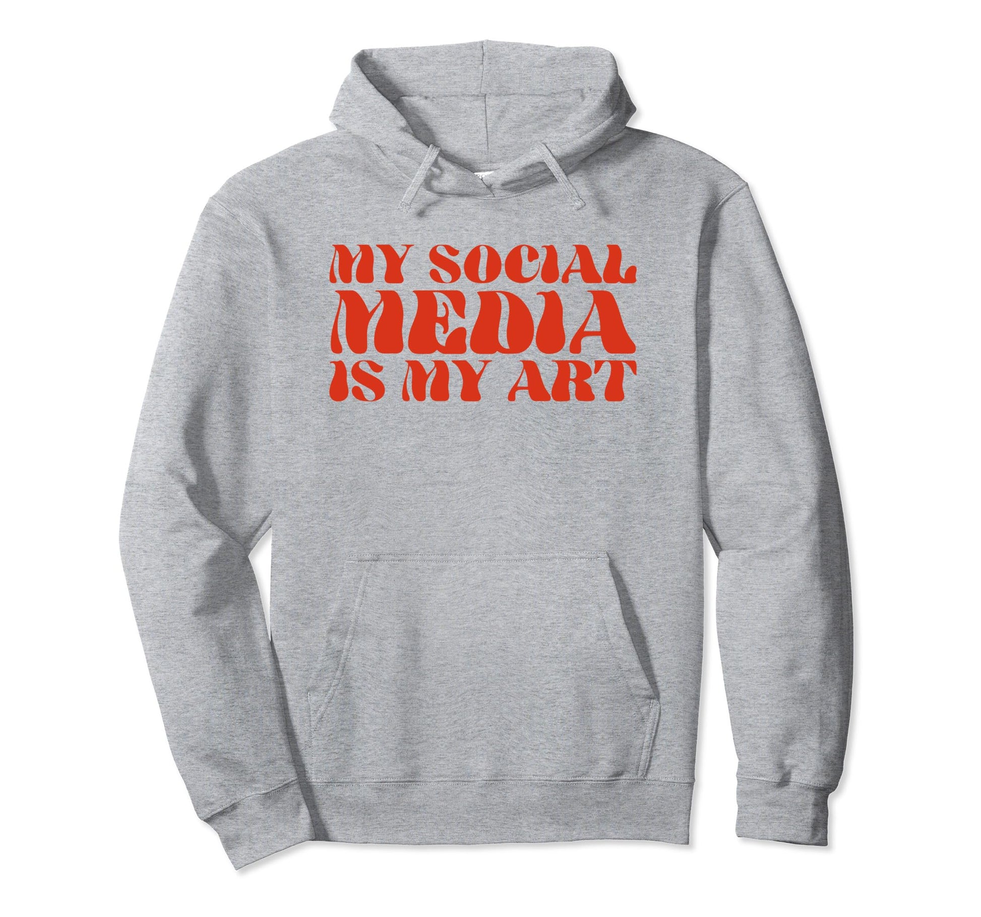 My Social Media Is My Art Y2K Hoodie - Casual Everyday Wear Men Women - T-Shirt, Sweatshirt, Hoodie