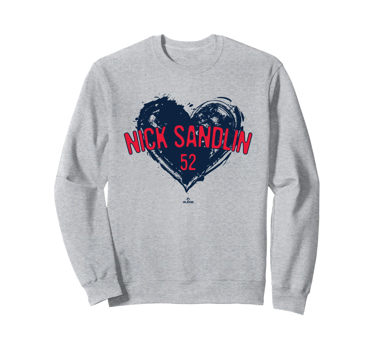 Distressed Heart Nick Sandlin Sweatshirt - Casual Everyday Wear Unisex - T-Shirt, Sweatshirt, Hoodie