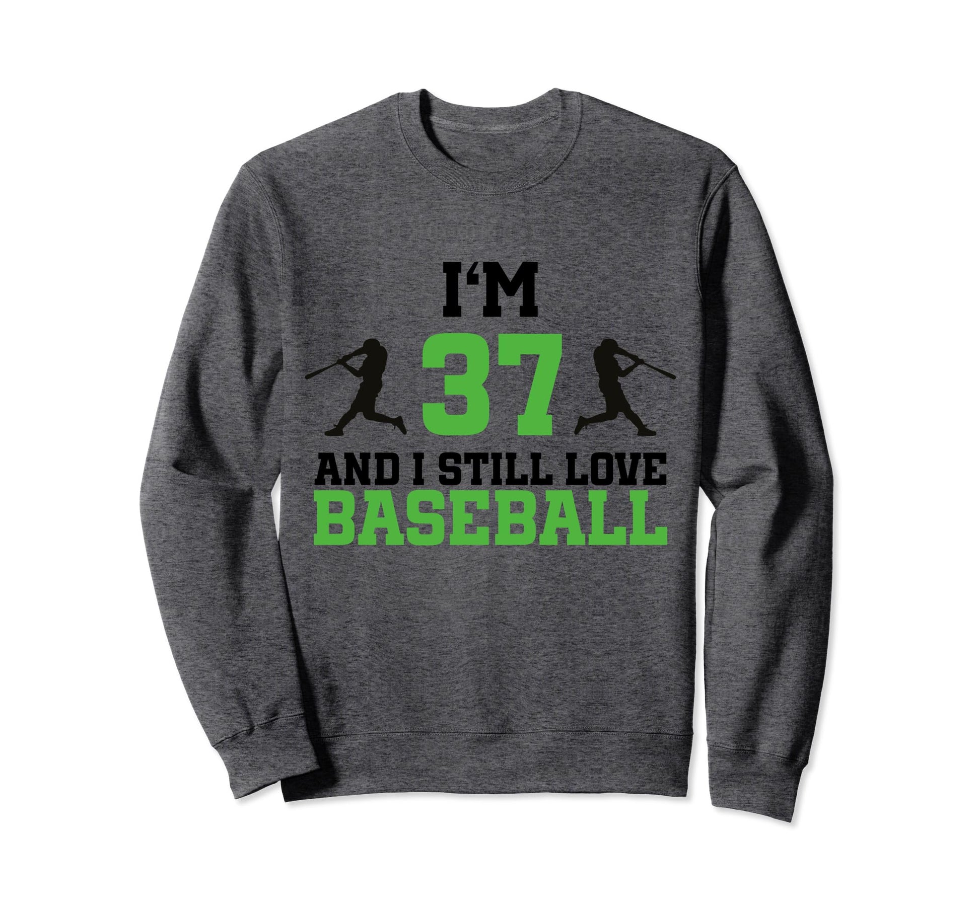 37Th Birthday Baseball 37 Years Old Sweatshirt - Trendy Graphic for Adults - T-Shirt, Sweatshirt, Hoodie