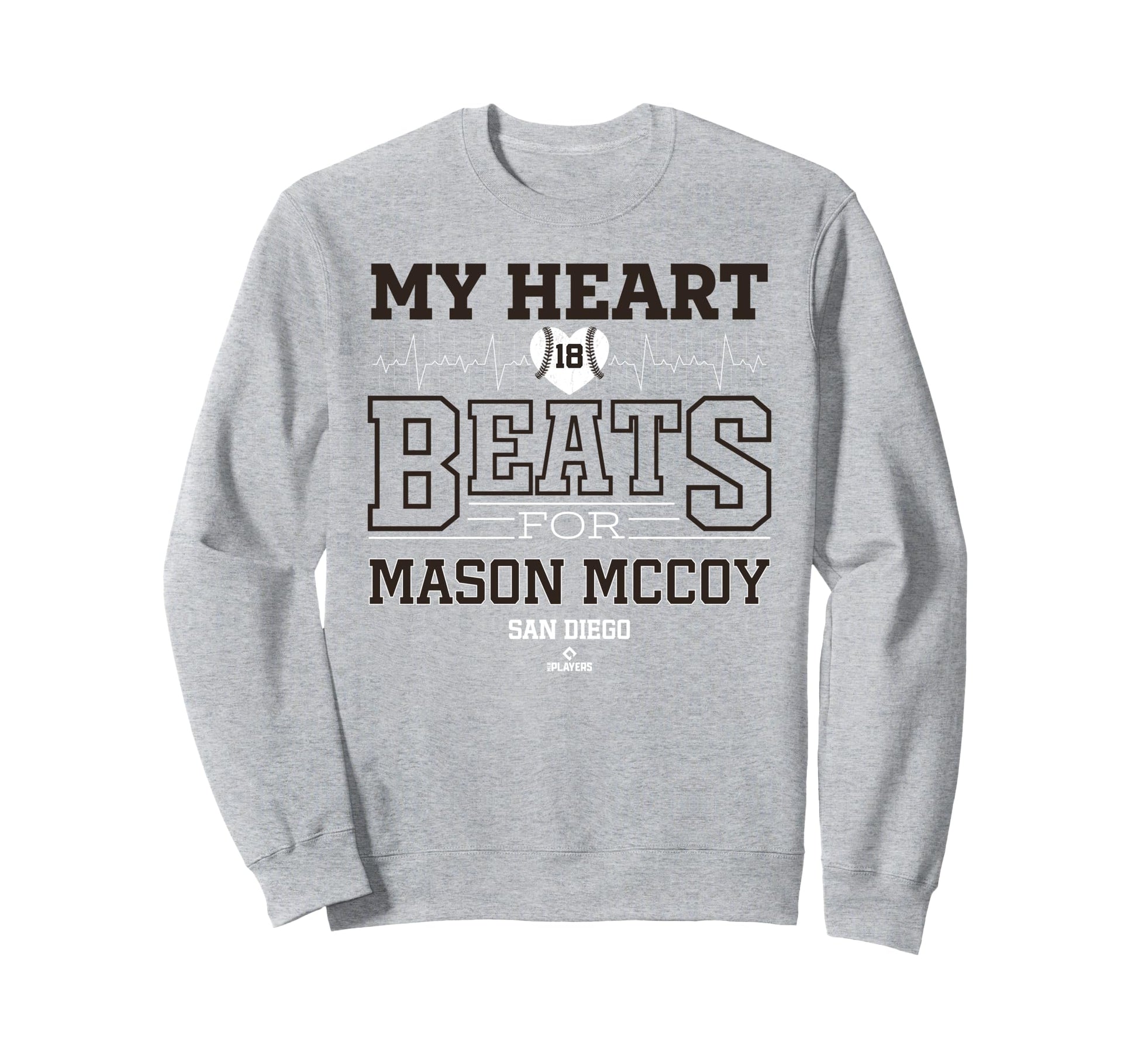 My Heart Beats Mason Mccoy San Sweatshirt - Custom Art Print for Adults - T-Shirt, Sweatshirt, Hoodie