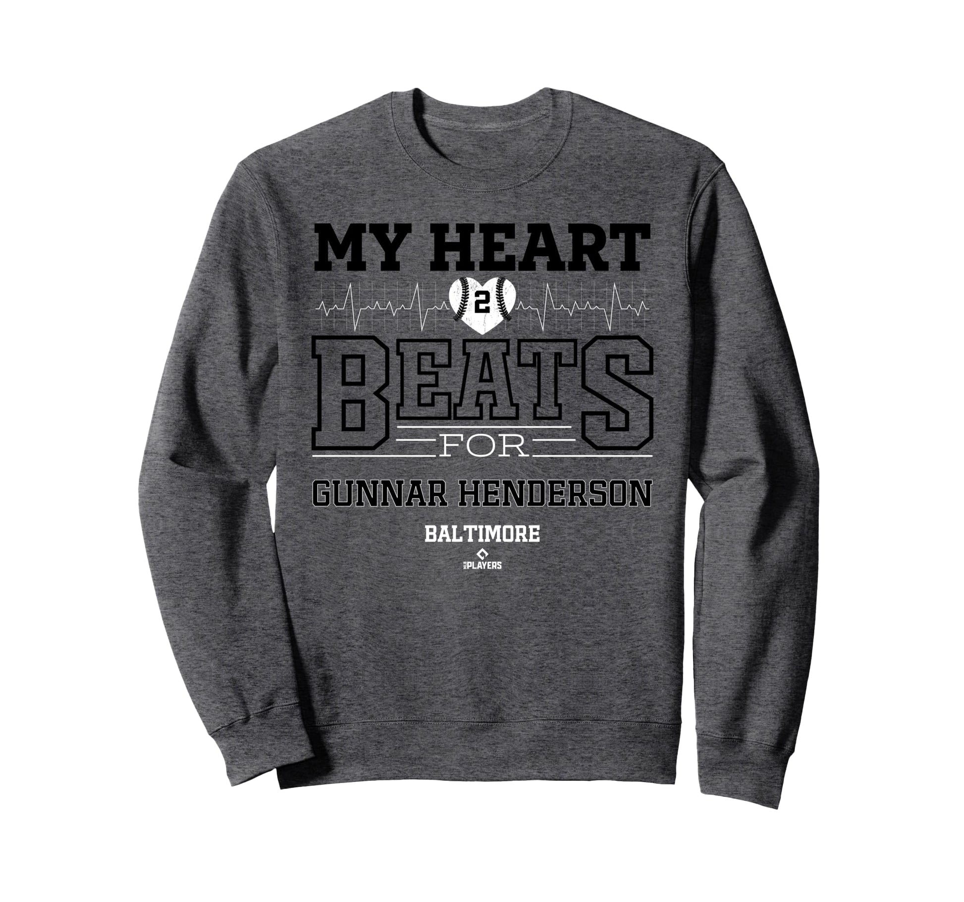 My Heart Beats Gunnar Henderson Sweatshirt - Unique Graphic Unisex - T-Shirt, Sweatshirt, Hoodie