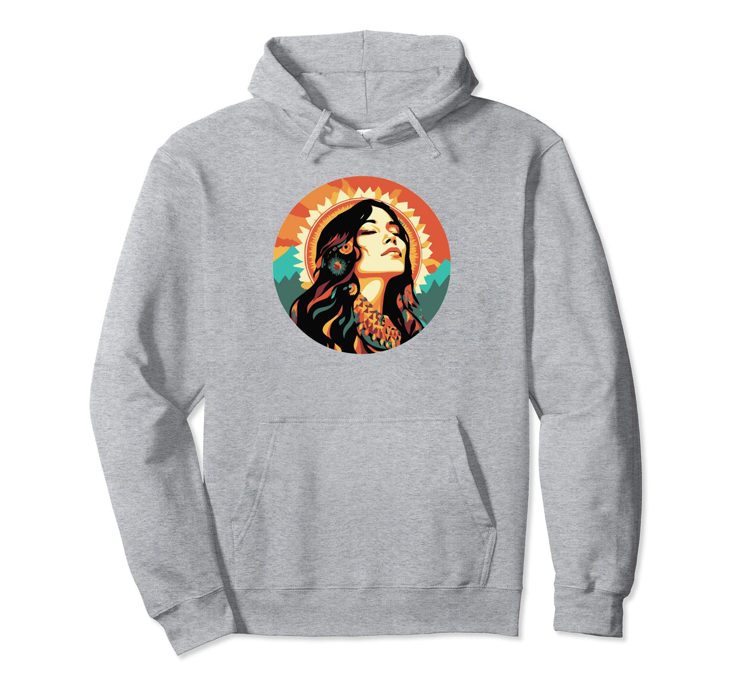 Groovy Mountain Mama Hippie 60S Hoodie - Streetwear Style Unisex - T-Shirt, Sweatshirt, Hoodie