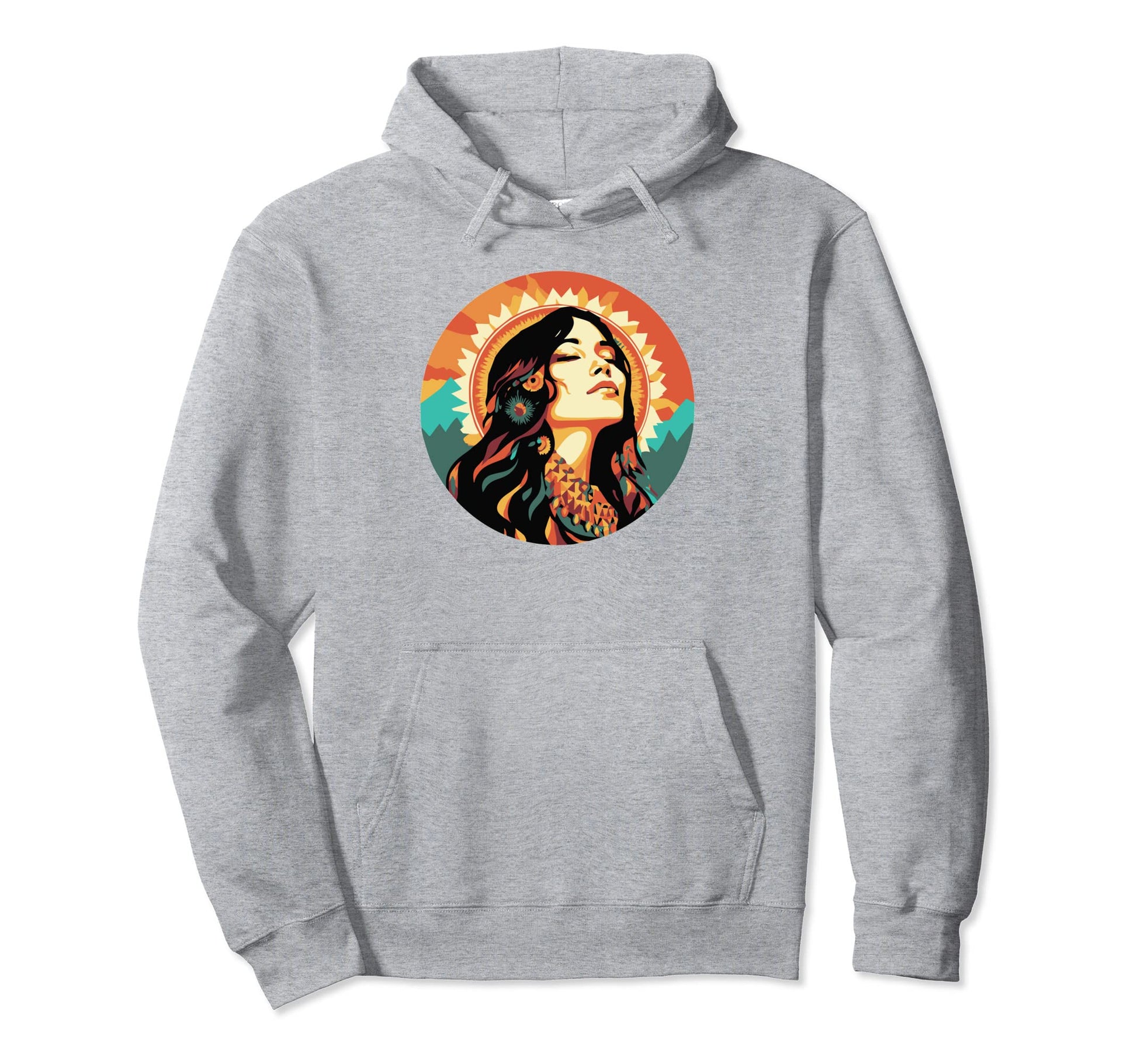 Groovy Mountain Mama Hippie 60S Hoodie - Streetwear Style Unisex - T-Shirt, Sweatshirt, Hoodie