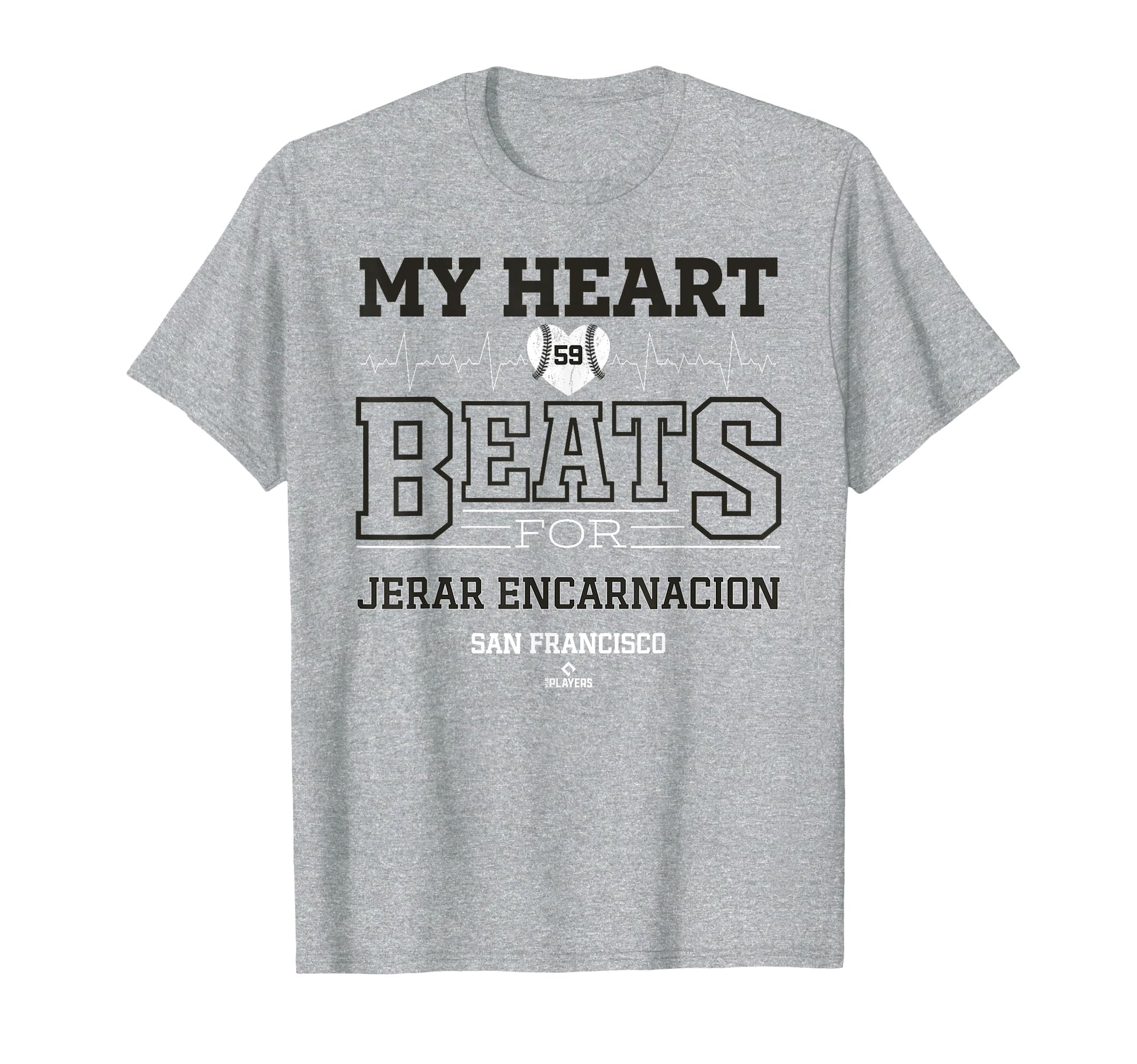 My Heart Beats Jerar Encarnacion San T-Shirt - Casual Everyday Wear Unisex - T-Shirt, Sweatshirt, Hoodie