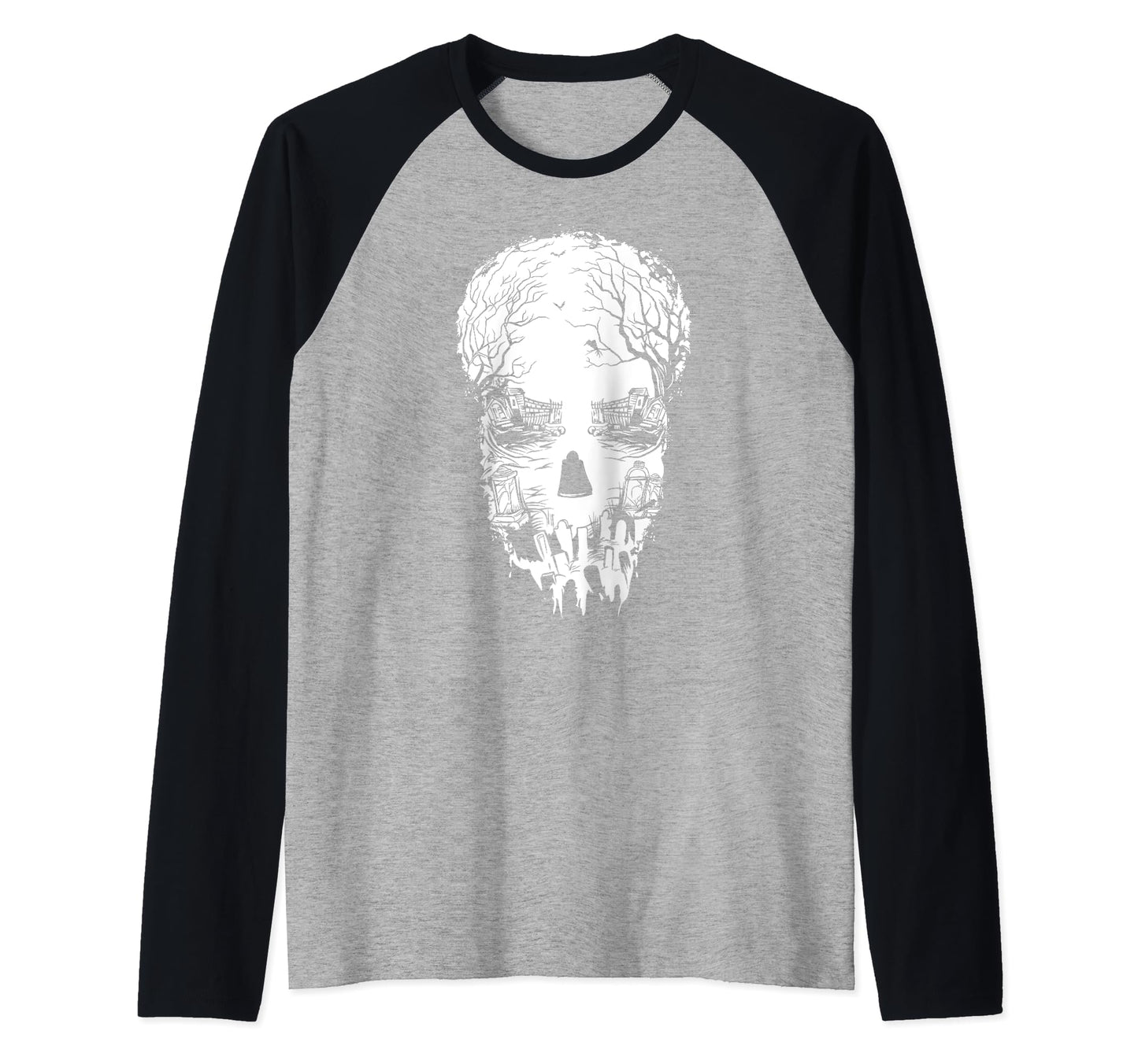 Awesome Skull And Accessories T-Shirt - Aesthetic Graphic for Adults - T-Shirt, Sweatshirt, Hoodie