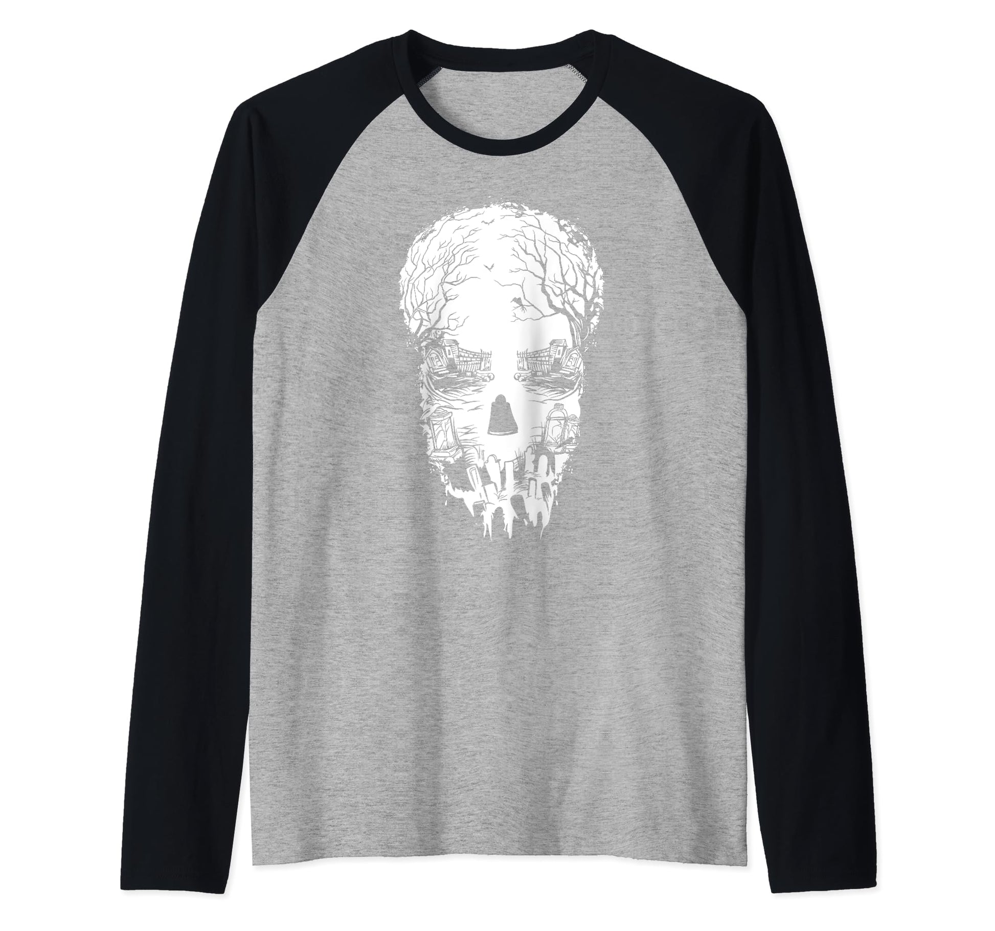 Awesome Skull And Accessories T-Shirt - Aesthetic Graphic for Adults - T-Shirt, Sweatshirt, Hoodie
