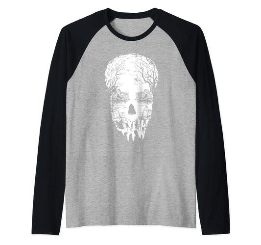 Awesome Skull And Accessories T-Shirt - Aesthetic Graphic for Adults - T-Shirt, Sweatshirt, Hoodie