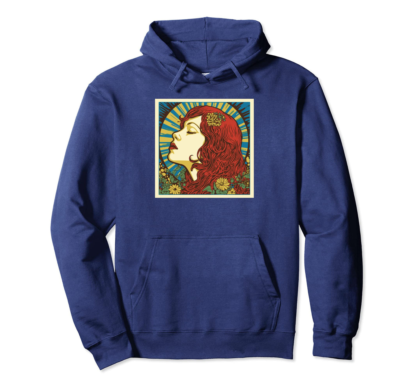 Groovy Mountain Mama Hippie 60S Hoodie - Aesthetic Graphic Men Women - T-Shirt, Sweatshirt, Hoodie