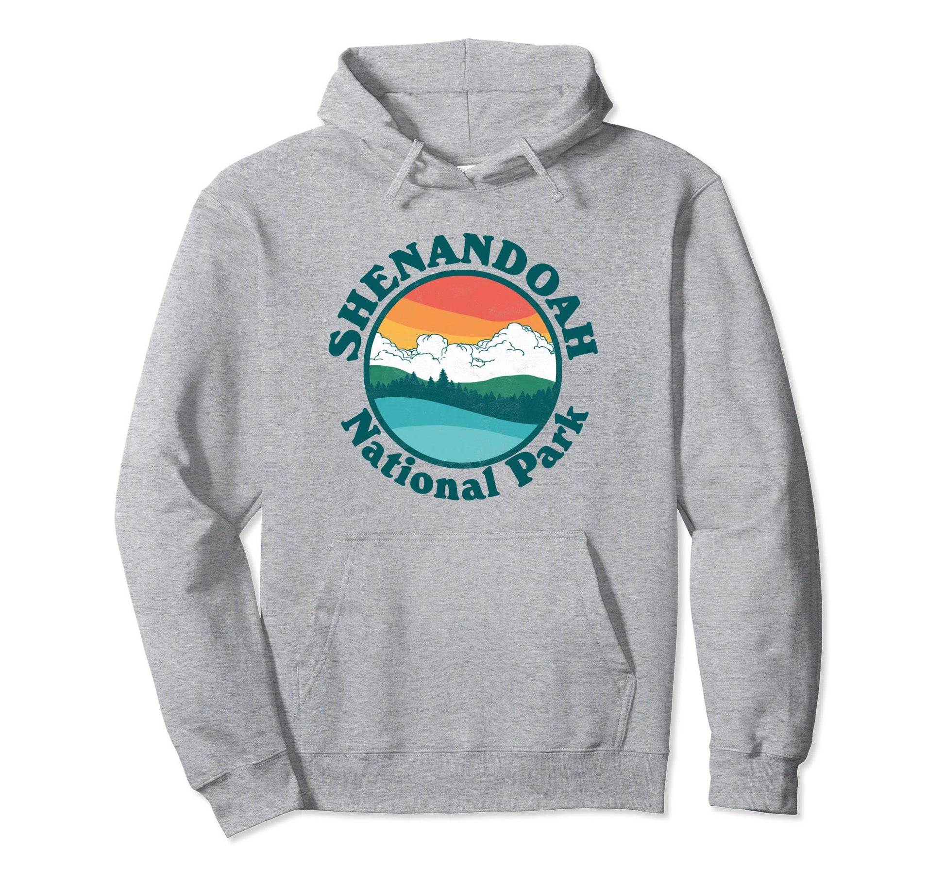 Shenandoah National Park Mountains Hoodie - Graphic Print for Adults - T-Shirt, Sweatshirt, Hoodie