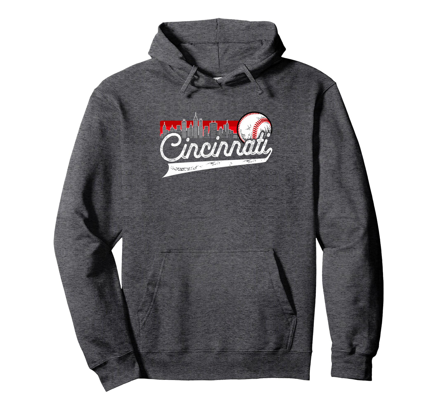 Cincinnati Baseball Softball Lover Hoodie - Streetwear Style Unisex - T-Shirt, Sweatshirt, Hoodie