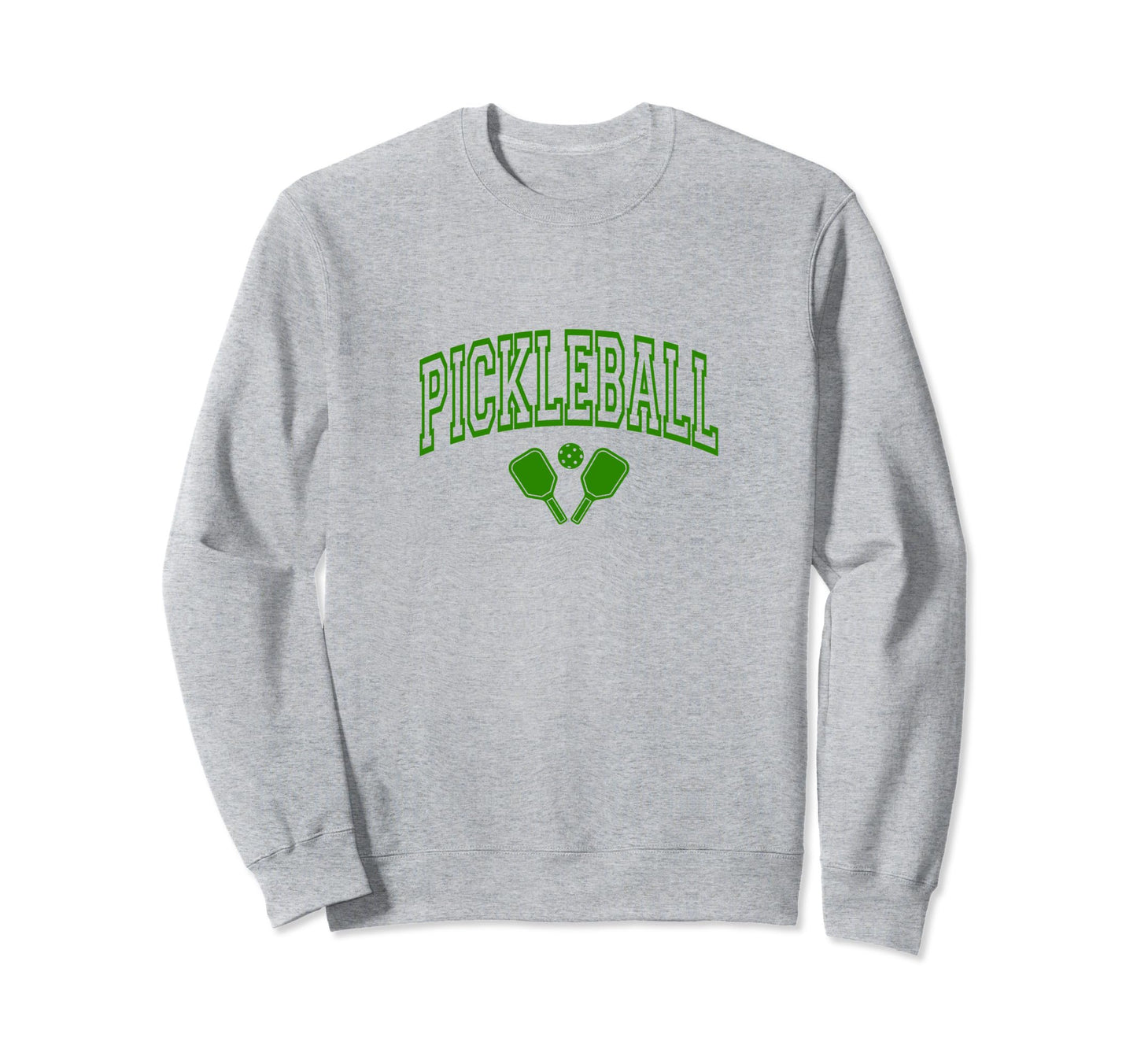 Pickleball Typography Set Sweatshirt - Minimalist Print for Adults - T-Shirt, Sweatshirt, Hoodie