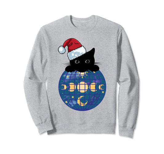 Aesthetic Disco Ball Celestial Sweatshirt - Minimalist Print for Adults - T-Shirt, Sweatshirt, Hoodie