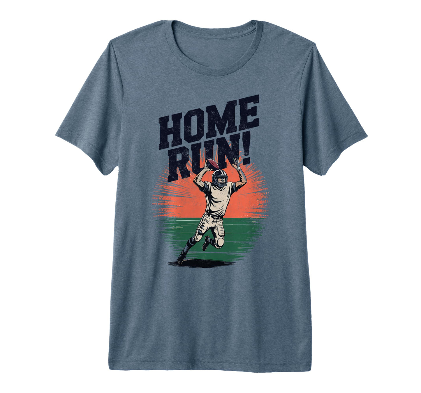 Funny Sports Homerun Football Baseball T-Shirt - Unique Graphic for Adults - T-Shirt, Sweatshirt, Hoodie