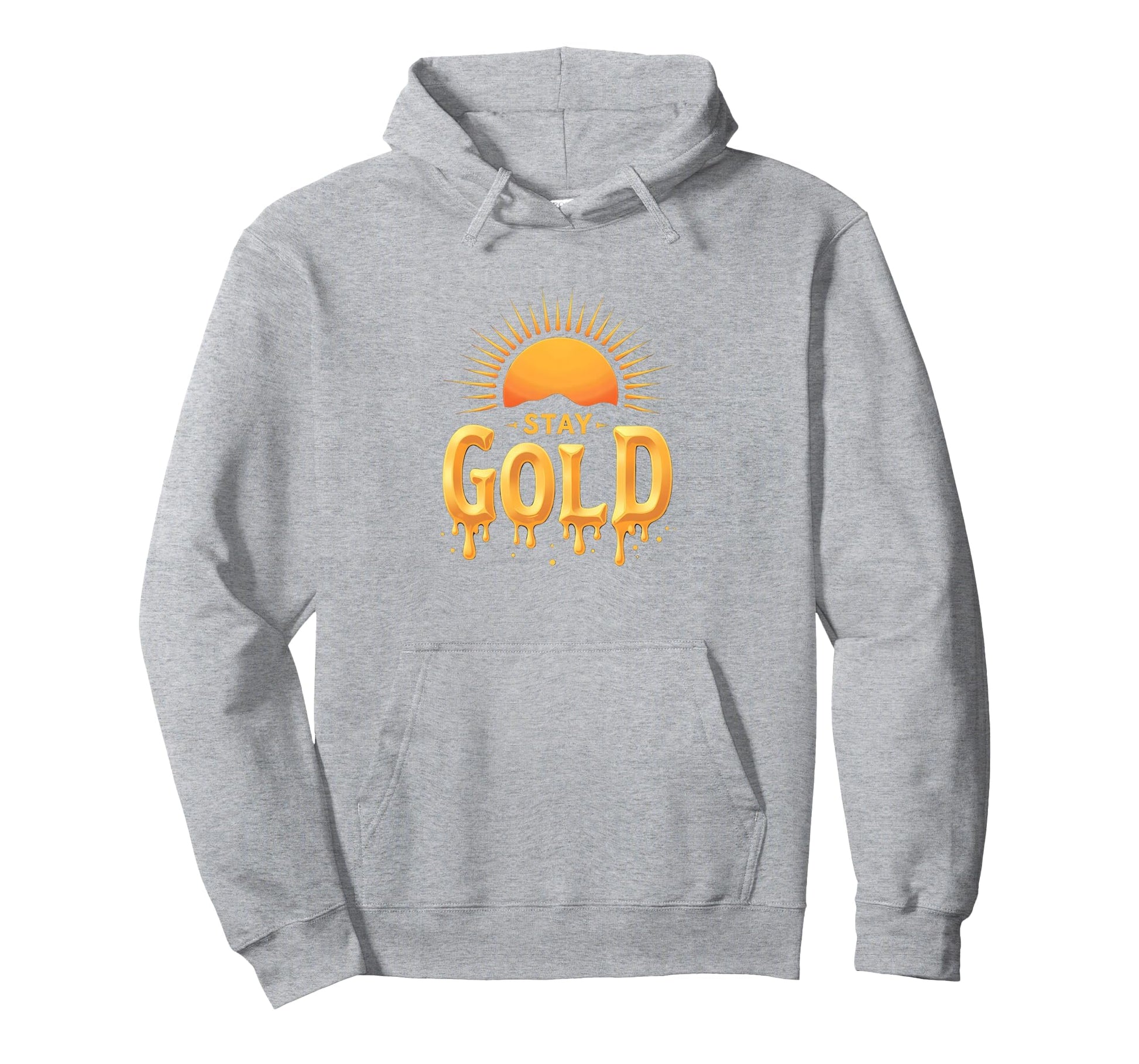 Stay Gold Sunset Inspirational Hoodie - Aesthetic Graphic Men Women - T-Shirt, Sweatshirt, Hoodie