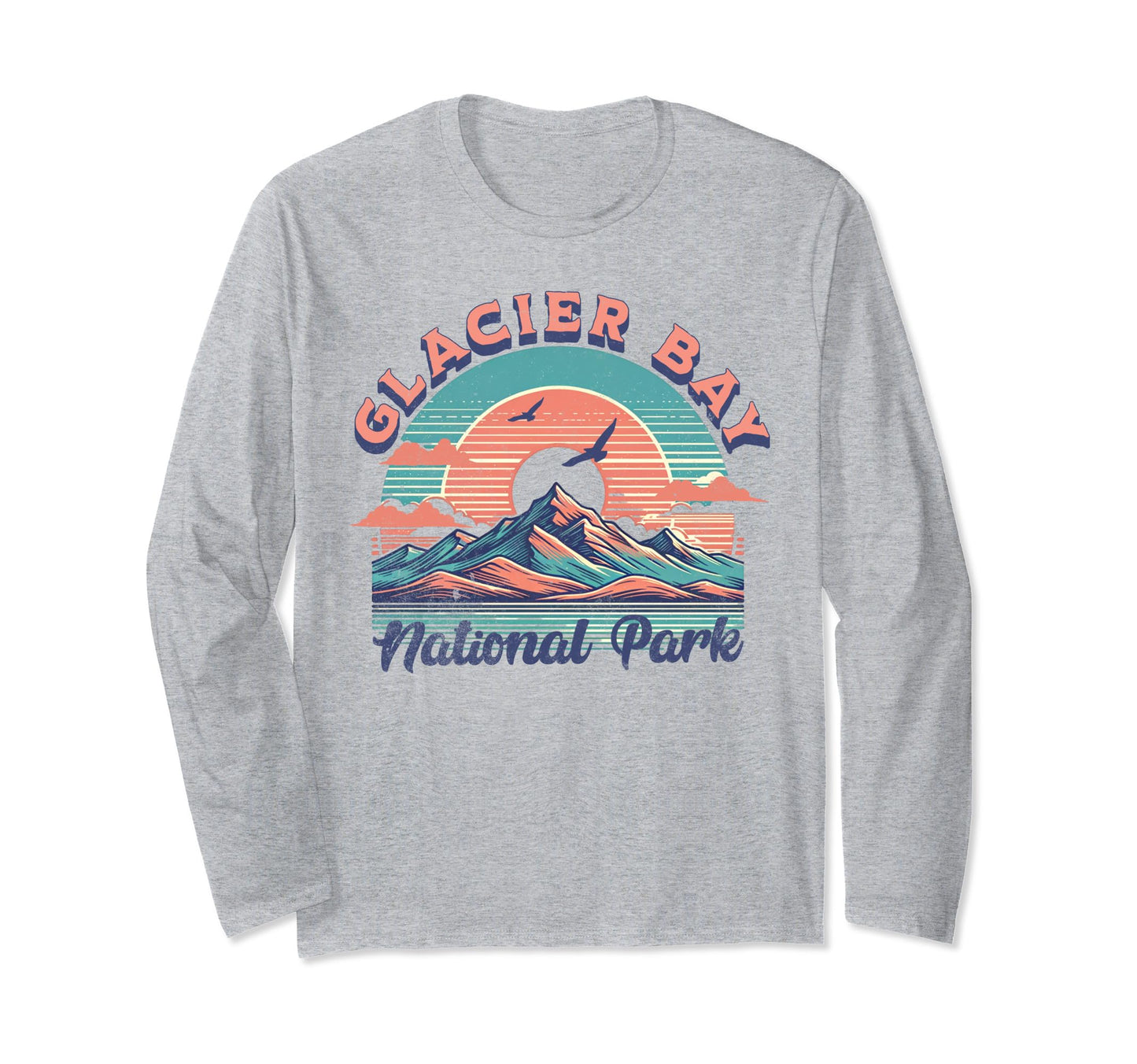 Glacier Bay National Park Alaska Usa Hoodie - Minimalist Print Men Women - T-Shirt, Sweatshirt, Hoodie