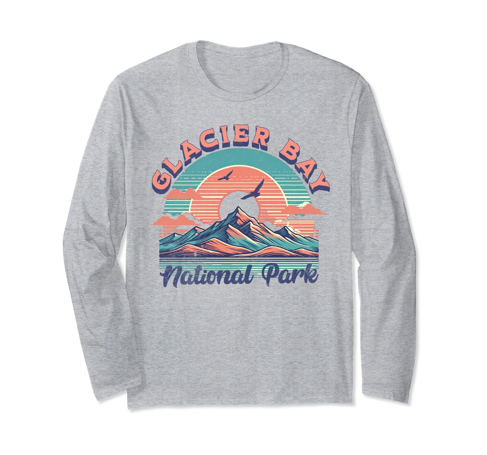 Glacier Bay National Park Alaska Usa Hoodie - Minimalist Print Men Women - T-Shirt, Sweatshirt, Hoodie