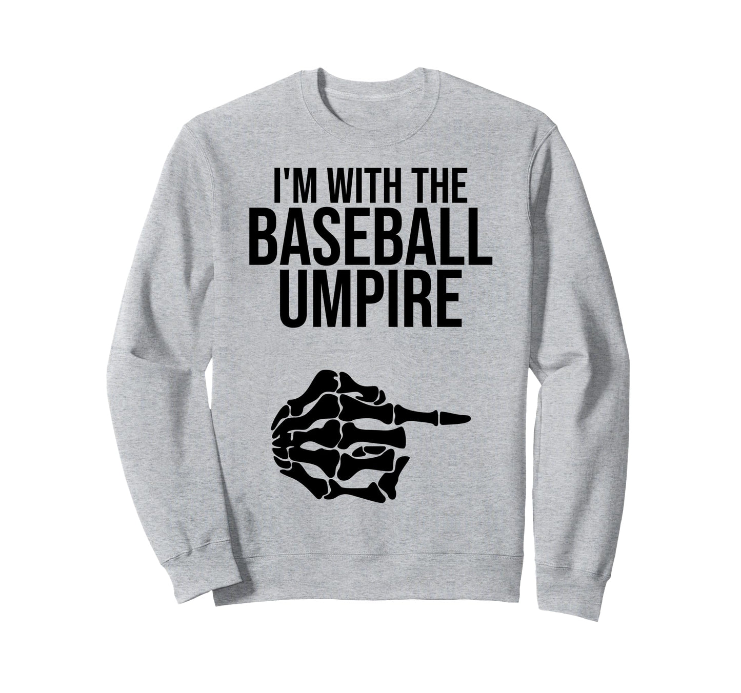 Im Baseball Umpire Lazy Halloween Sweatshirt - Custom Art Print for Adults - T-Shirt, Sweatshirt, Hoodie